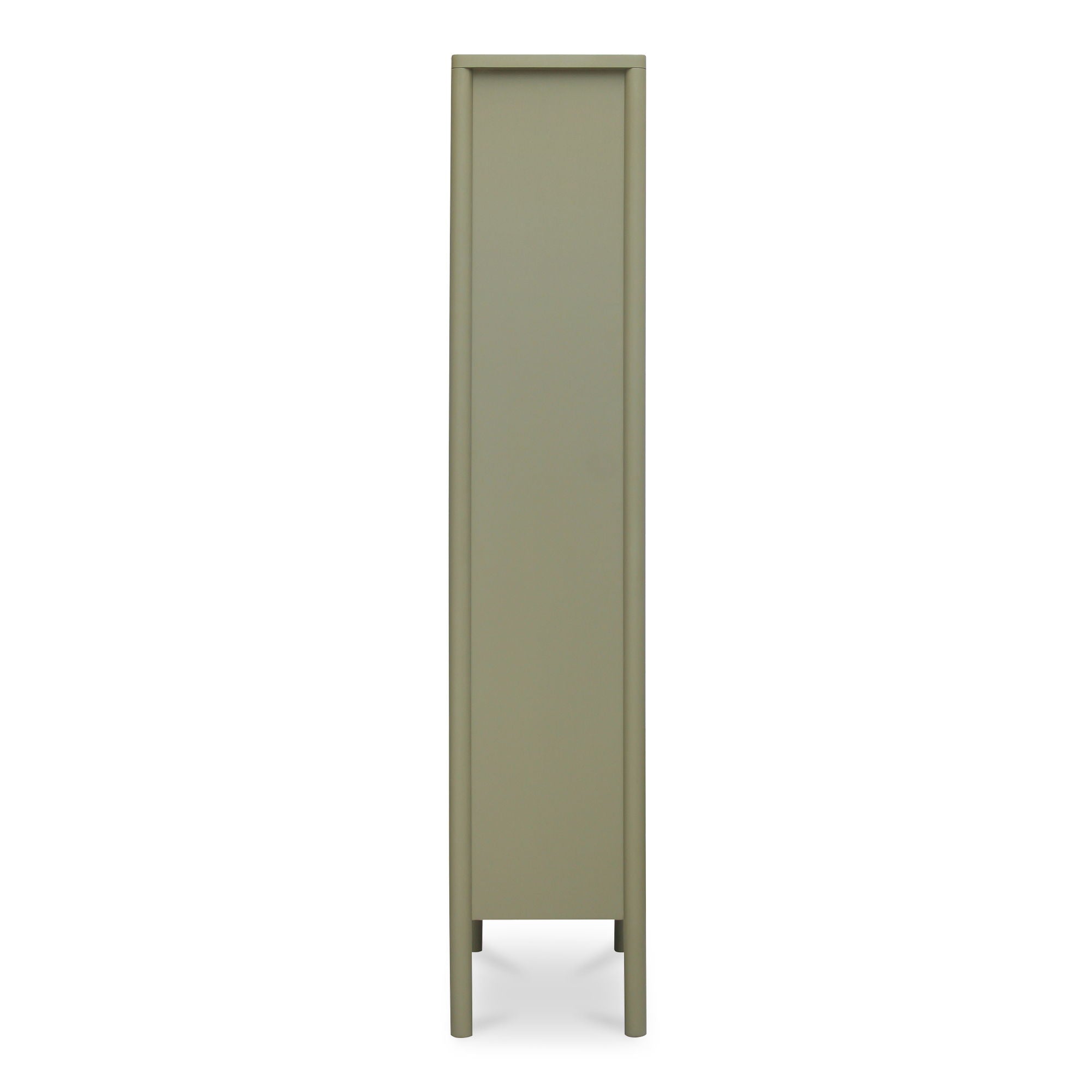 Hannah - Tall Display Cabinet - Green