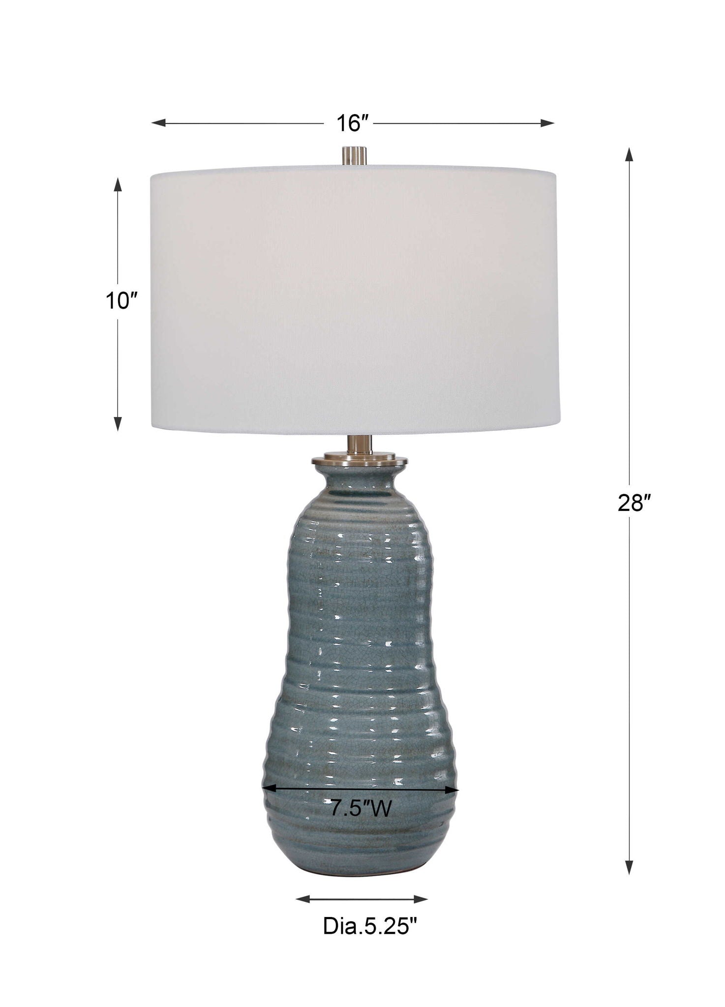 Zaila - Table Lamp - Light Blue