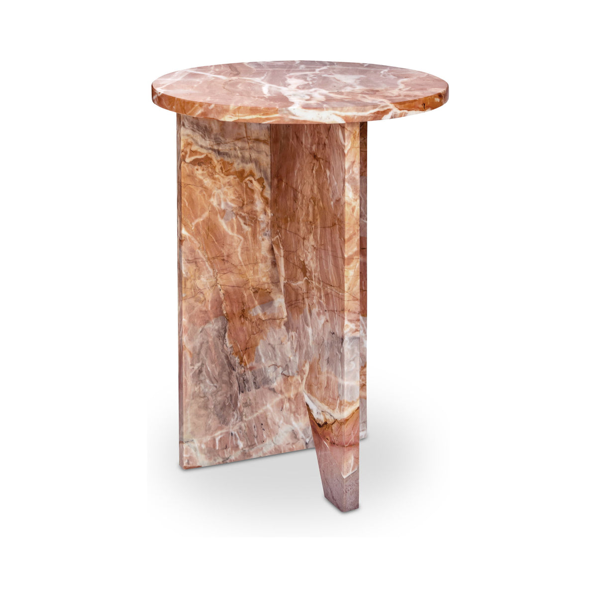 Grace - Accent Table Levante Marble - Orange