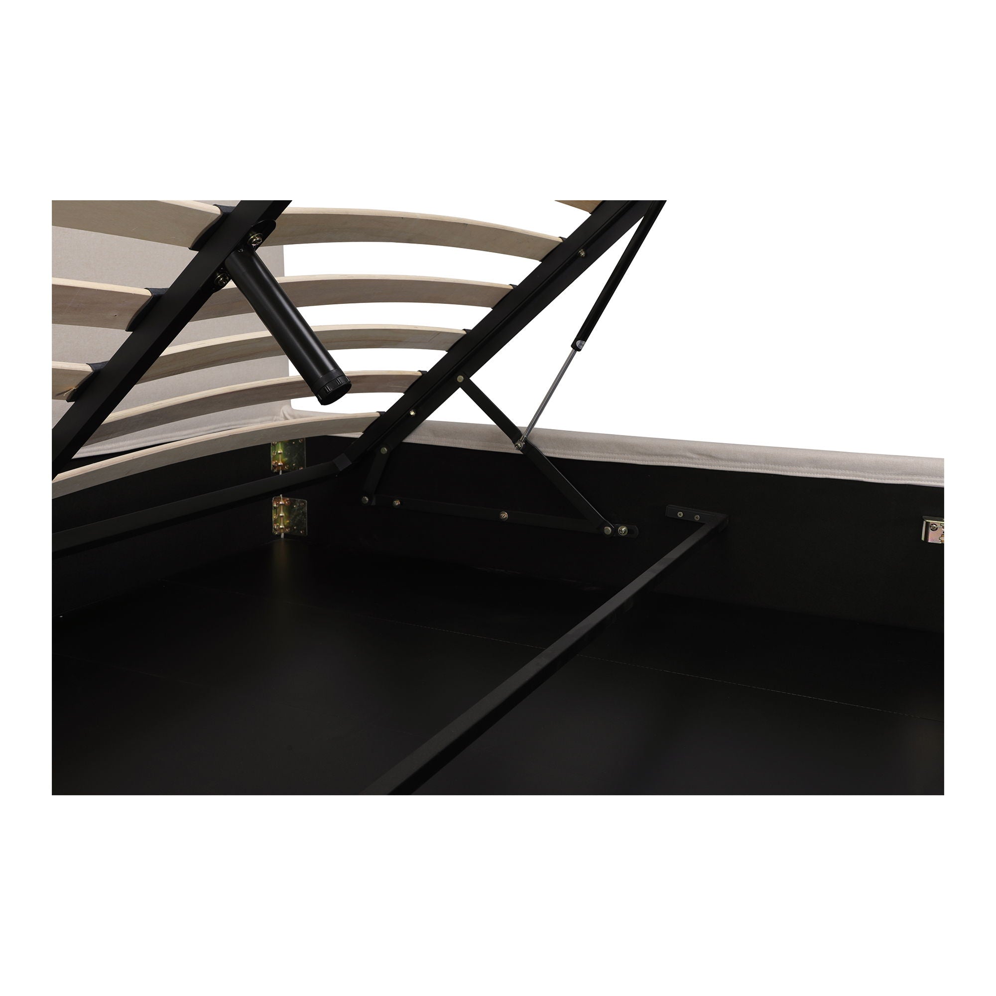 Joan - Queen Storage Bed - Cream