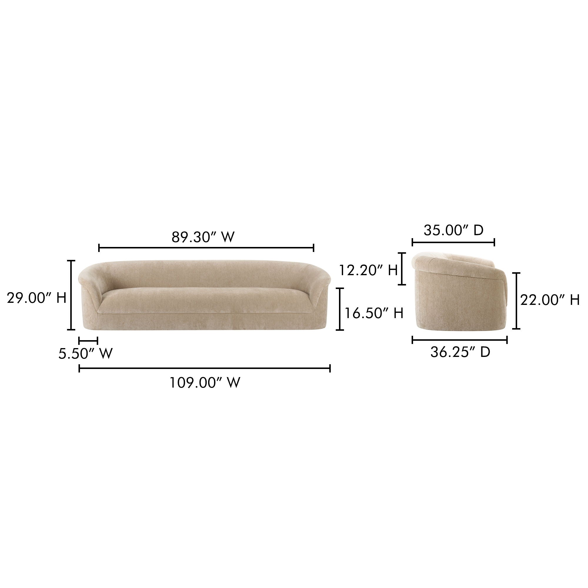 Thora - Sofa - Beige