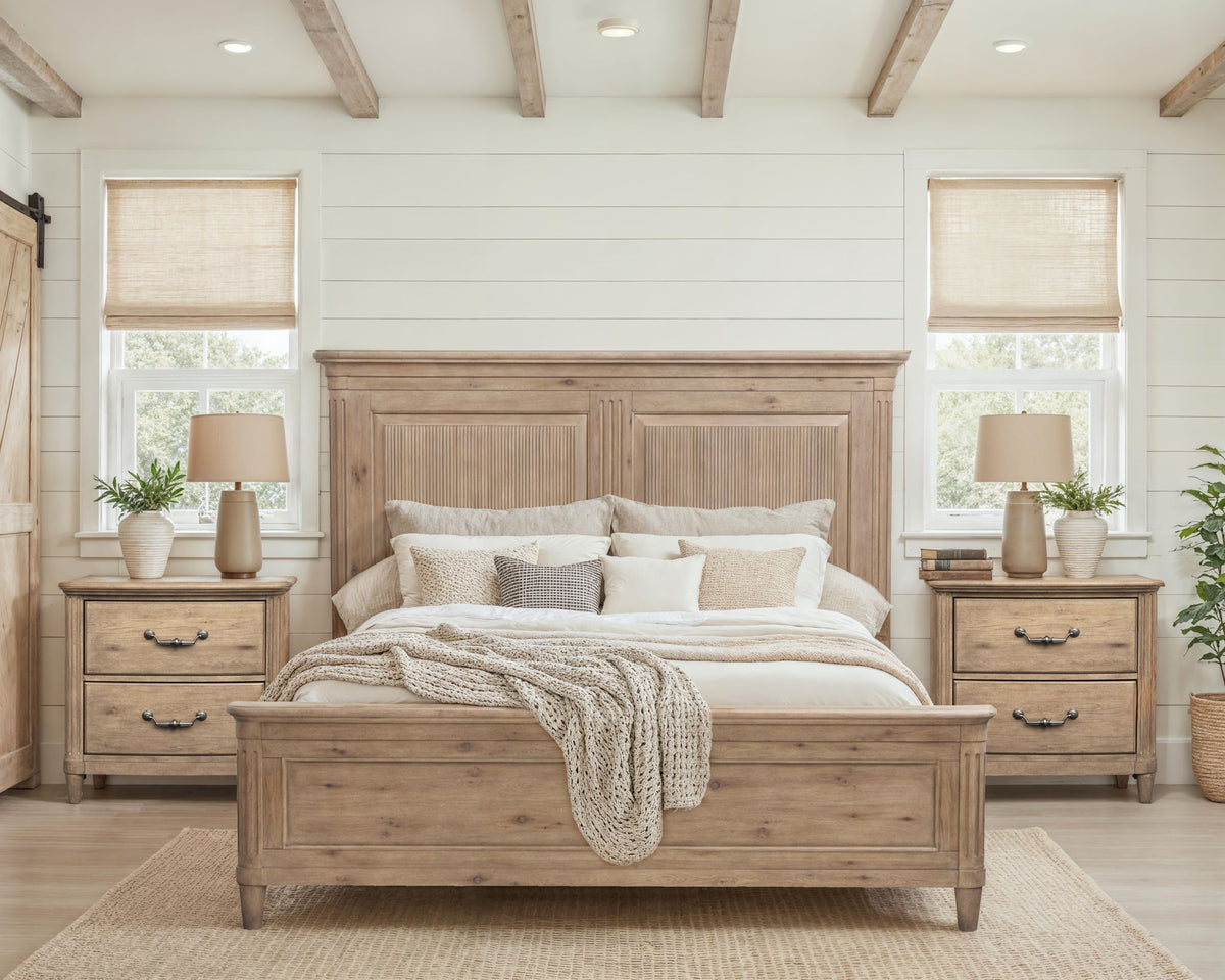 Harmony Heights - Drawer Nightstand - Belgium Wheat
