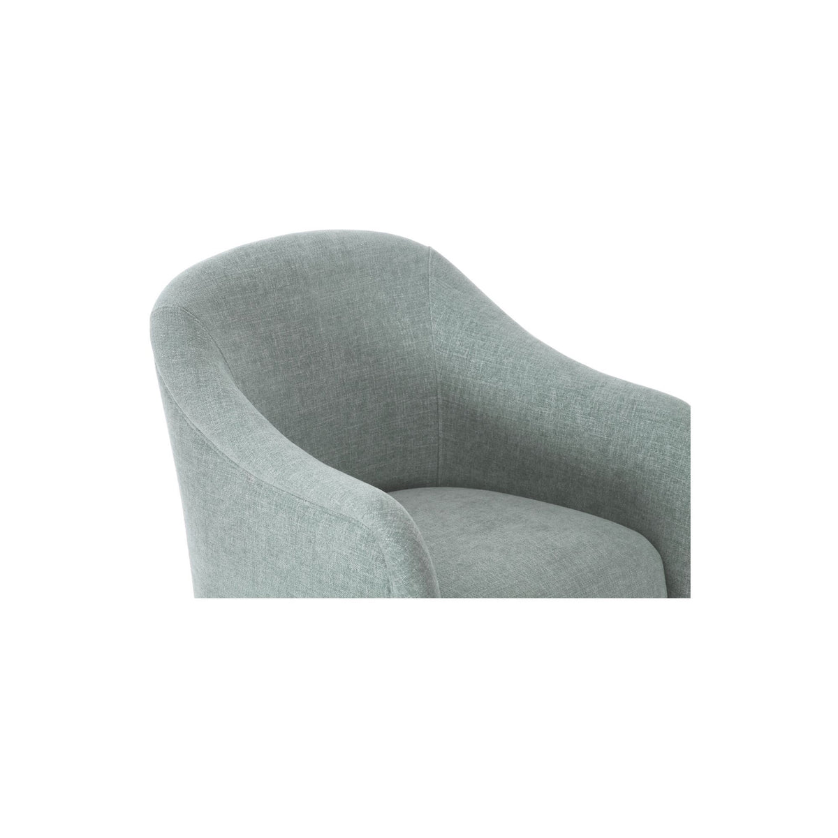 Drava - Rolling Dining Chair - Light Blue
