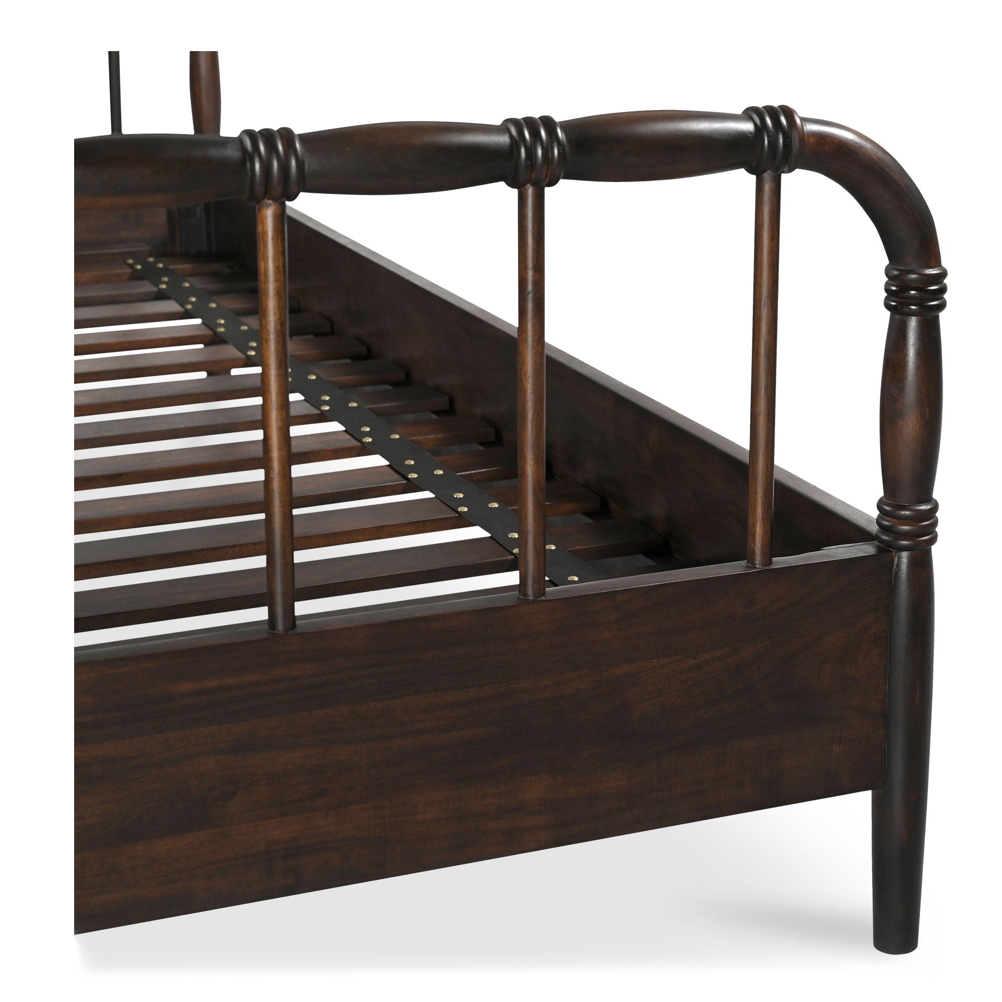 Vivian - King Bed - Dark Brown