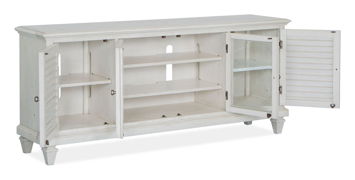 Newport - Entertainment Wall - Alabaster