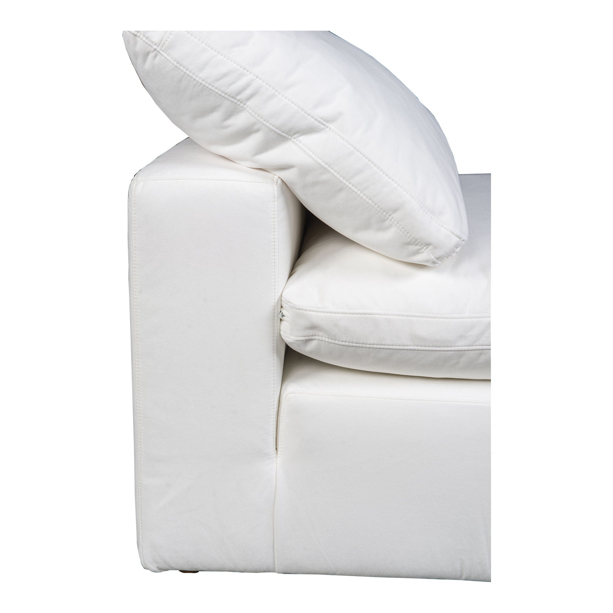 Terra - Livesmart Fabric Condo Slipper Chair - Cream