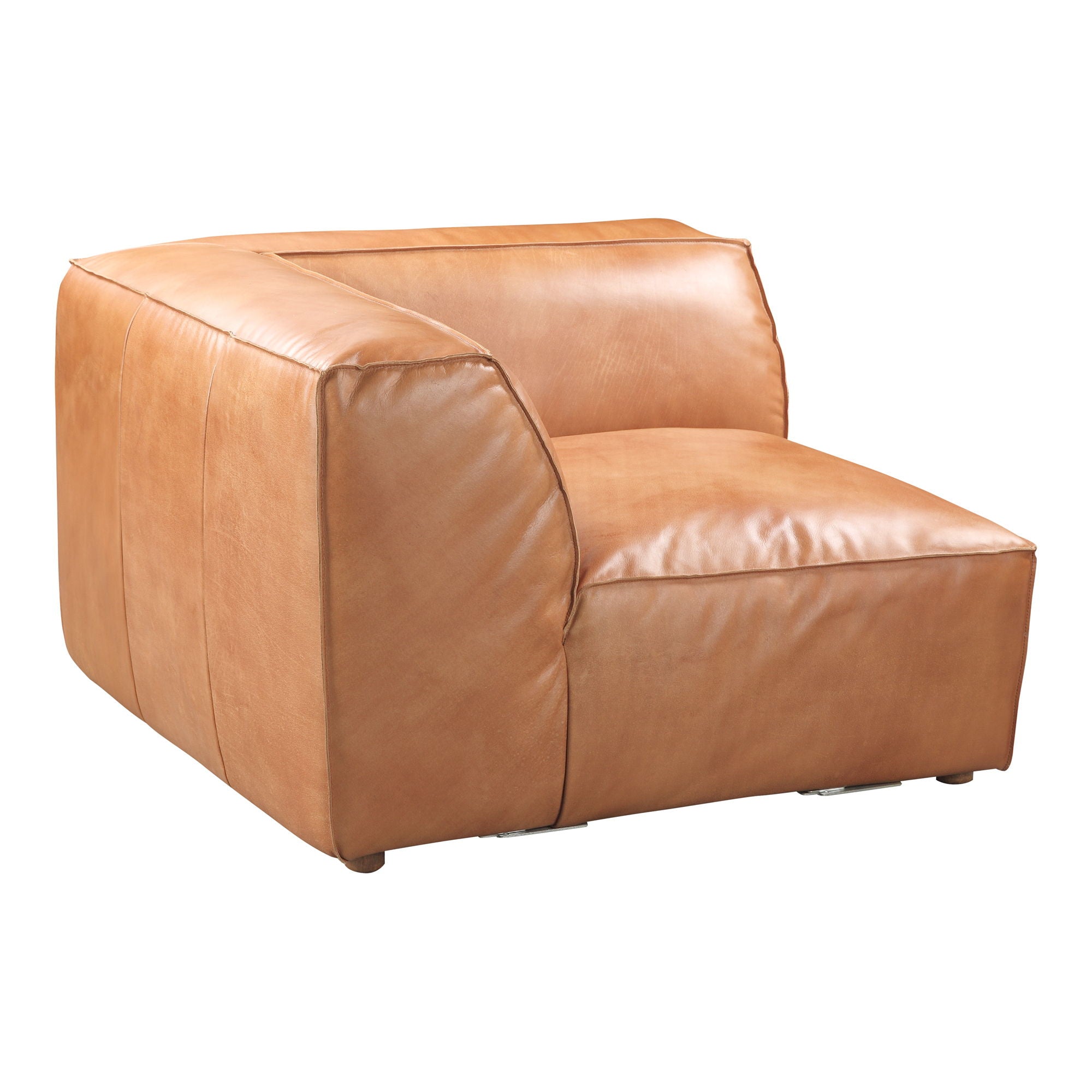Luxe - Corner Chair - Light Brown