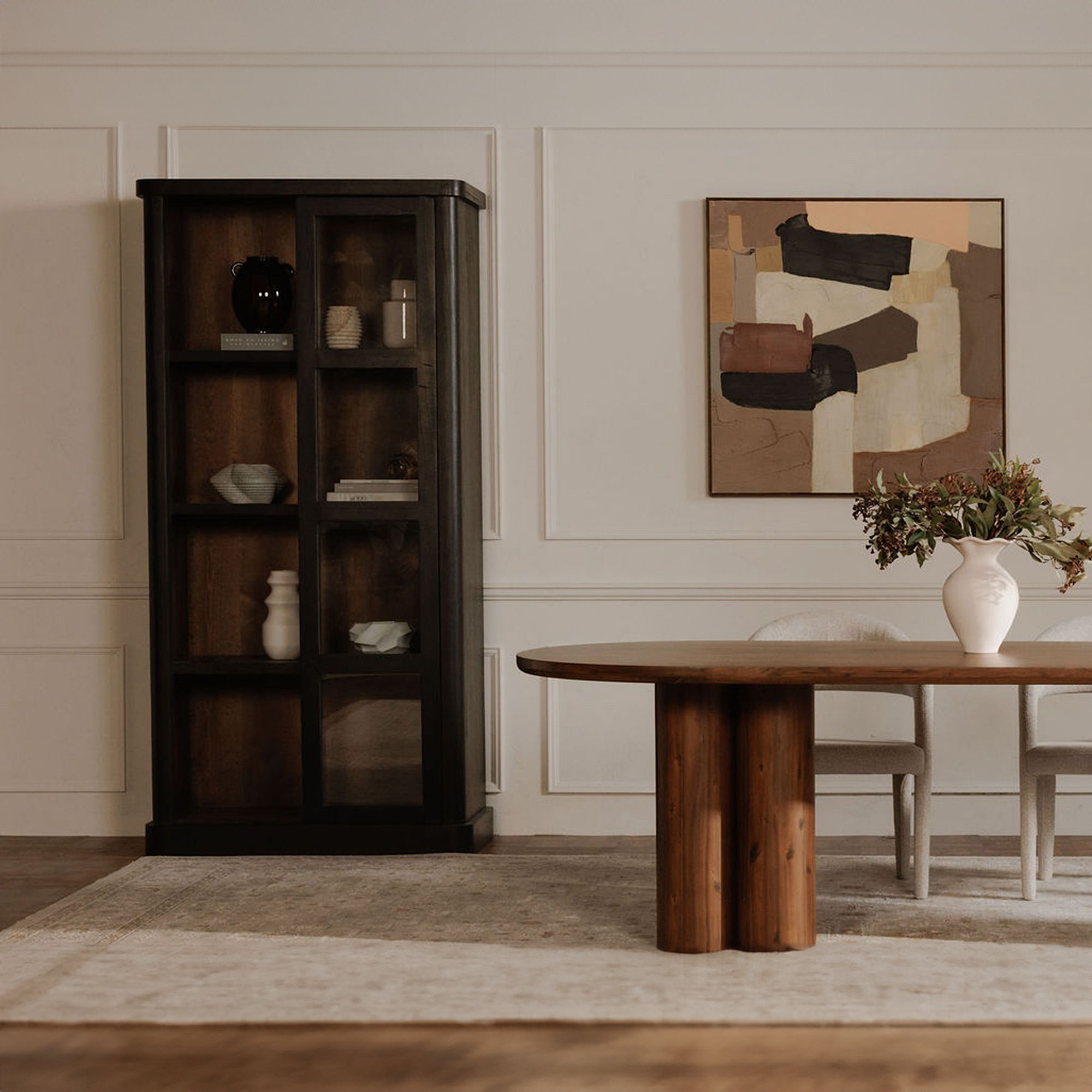 Mona - Tall Cabinet - Black