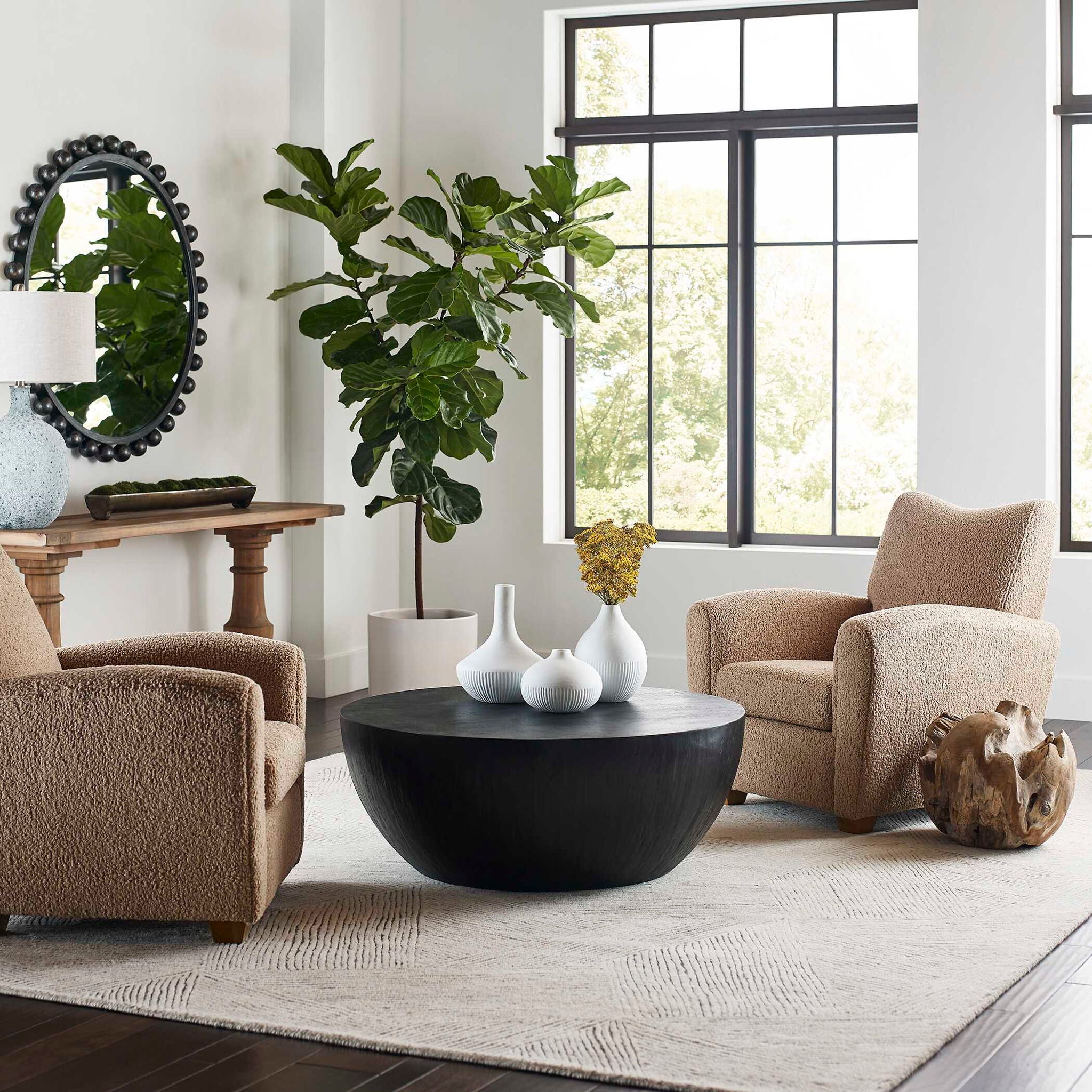 Teddy - Accent Chair - Latte