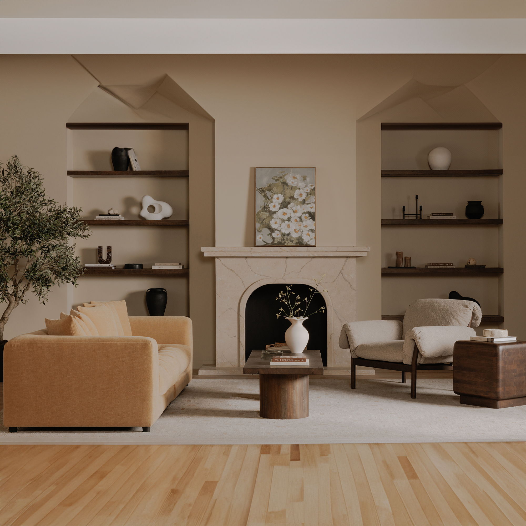 Davie - Sofa - Golden Yellow