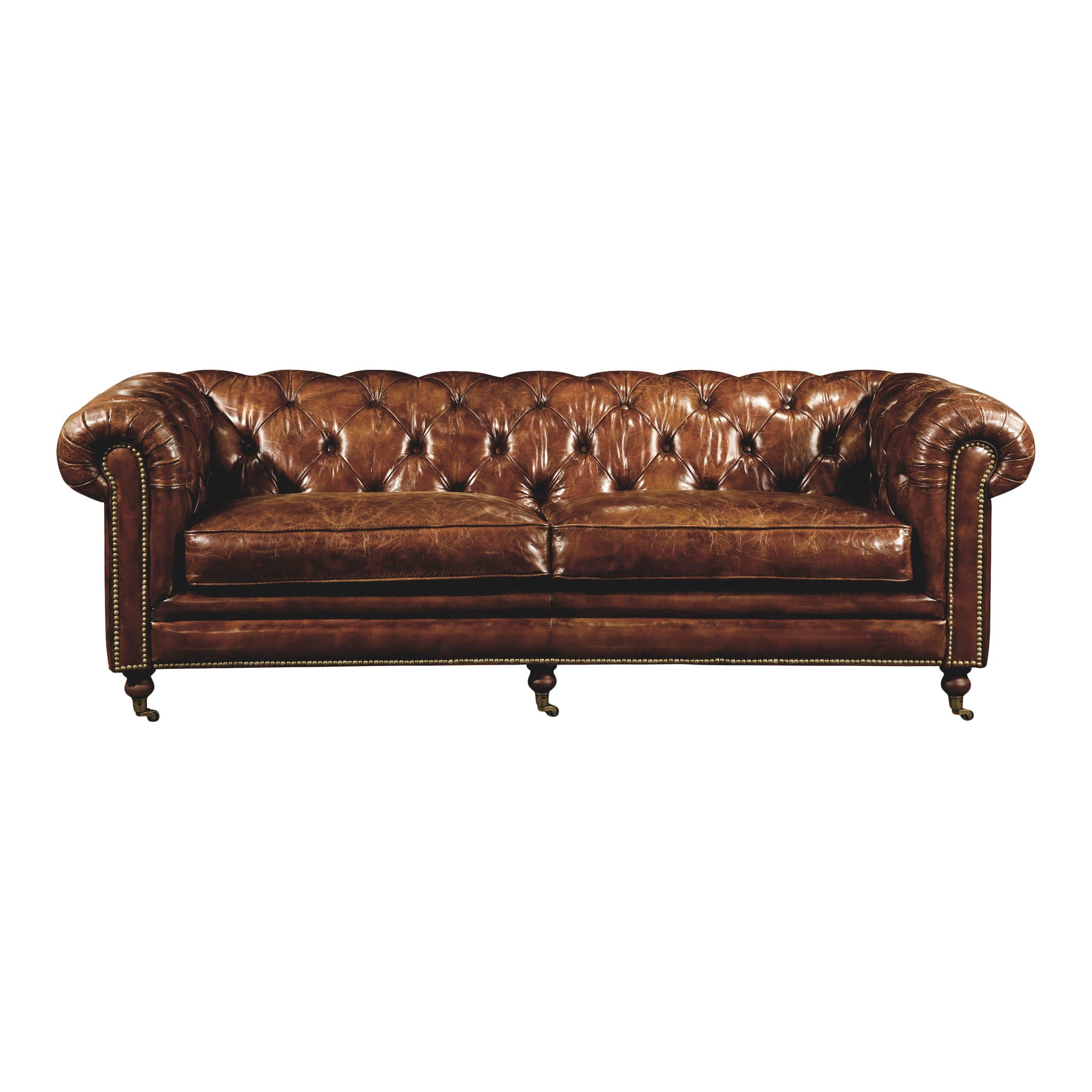 Birmingham - Sofa - Dark Brown Leather