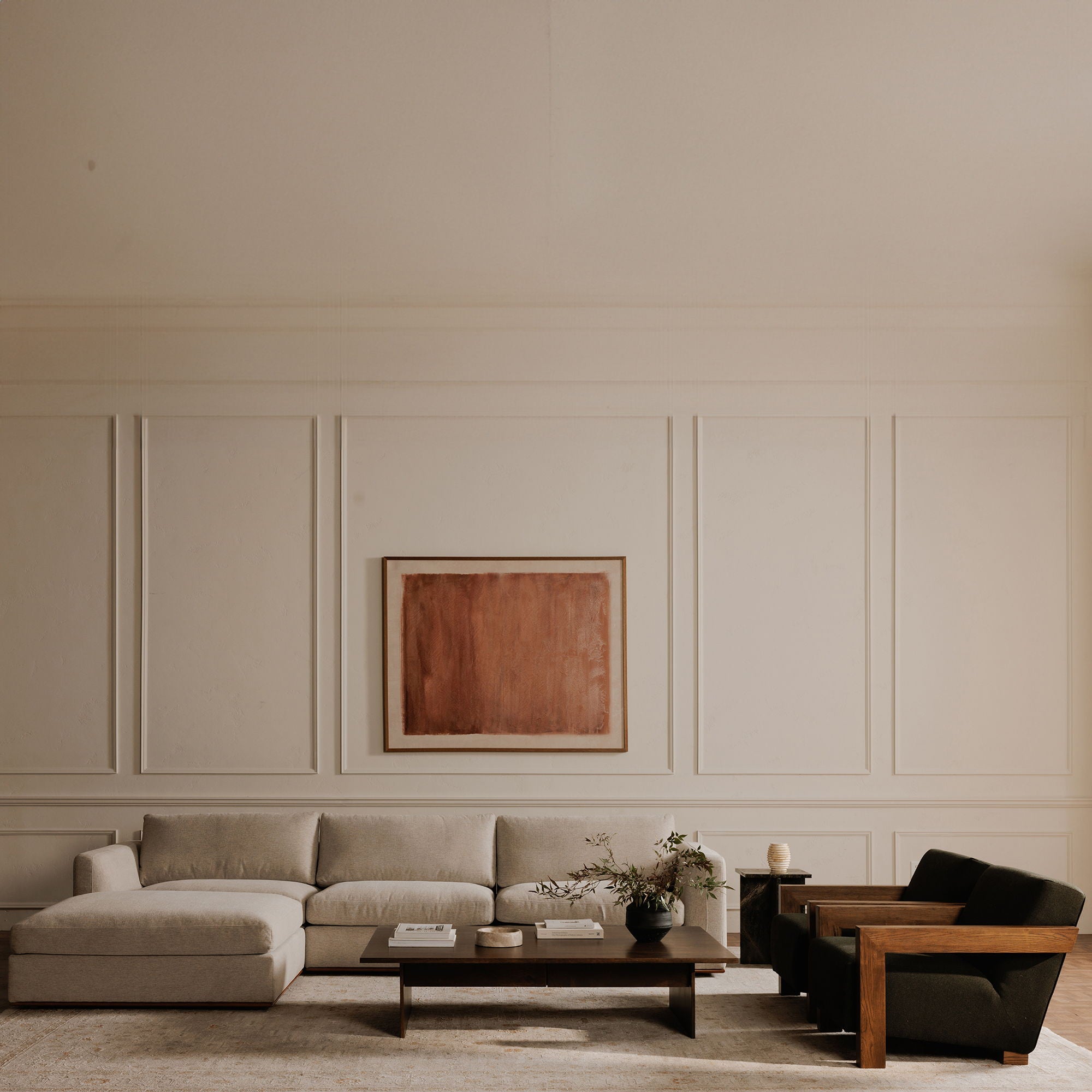 Rue - Modular Sofa - Flecked Gray