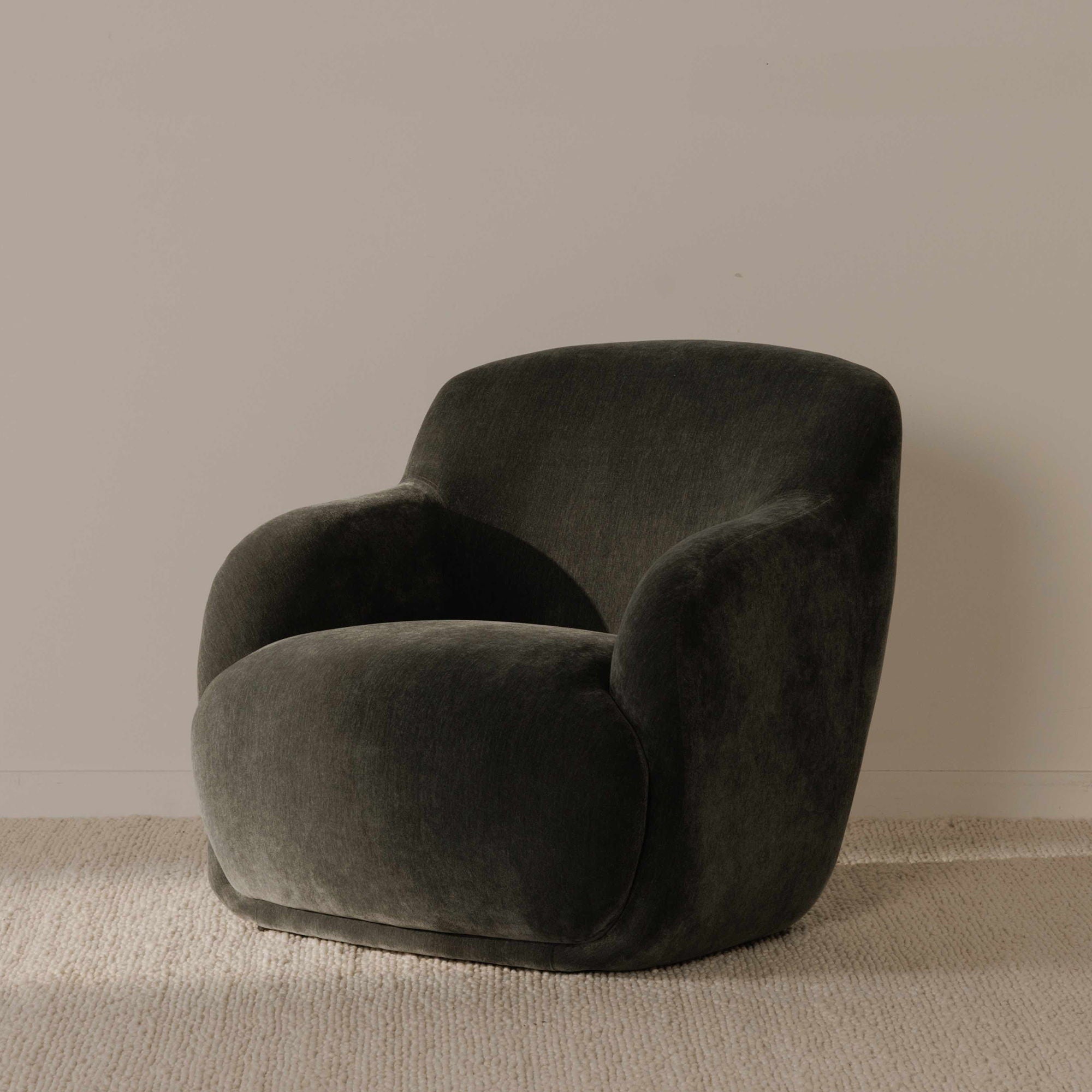 Stevie - Lounge Chair - Slate Blue