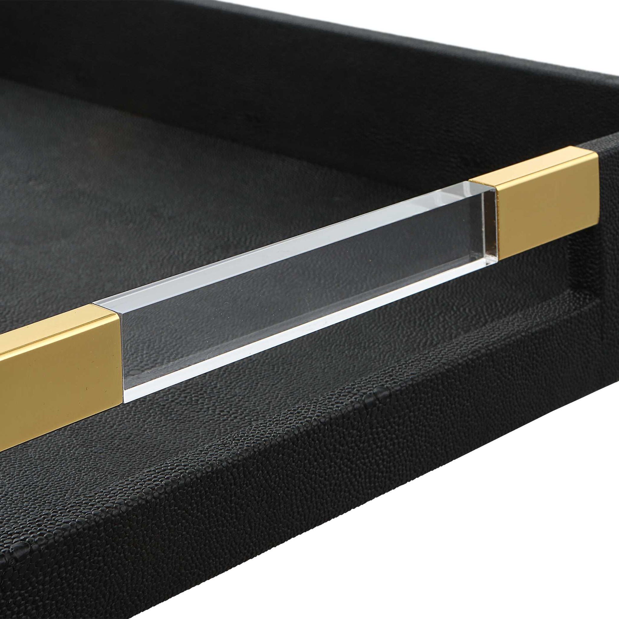 Wessex - Black Shagreen Tray