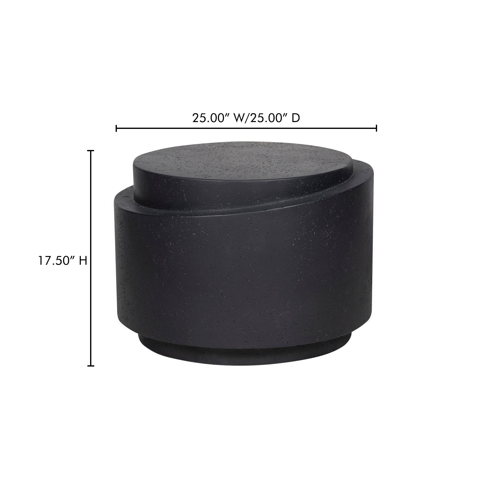 Cosmo - Outdoor Accent Table - Black