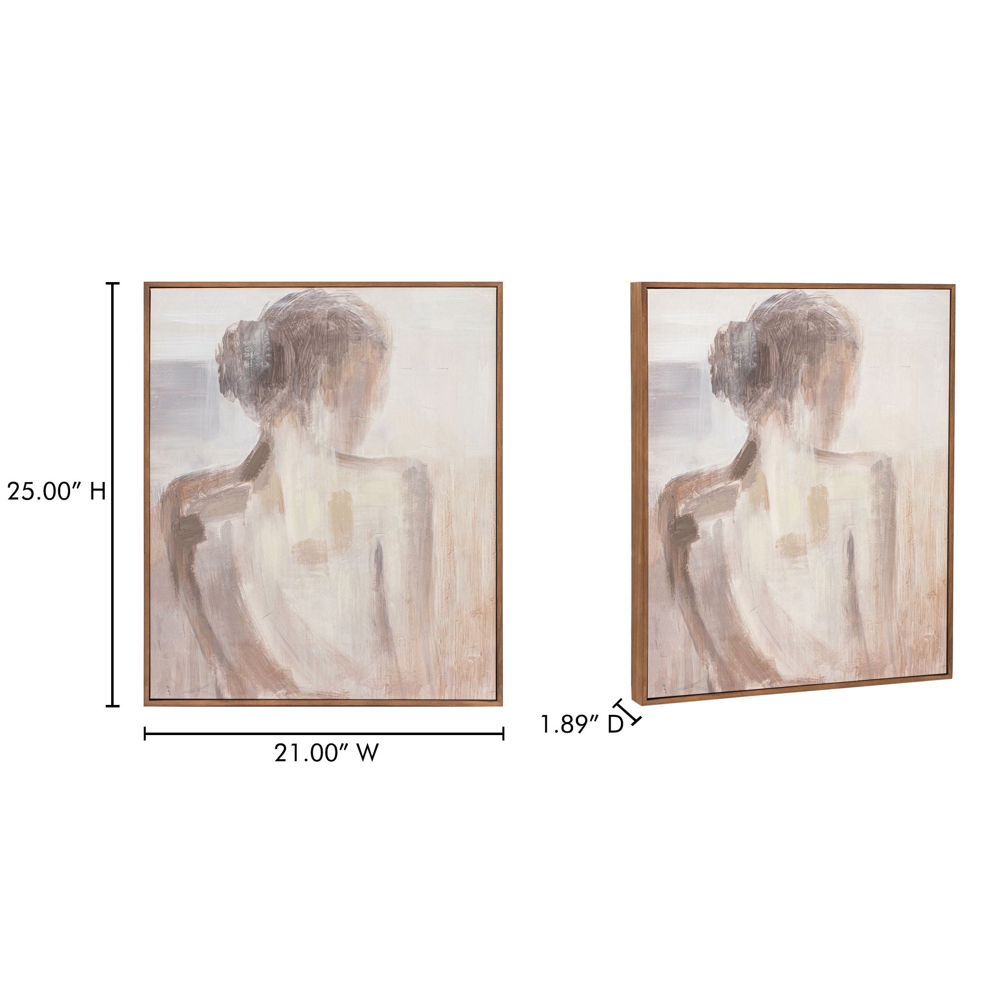 Sonder - Framed Painting - Beige