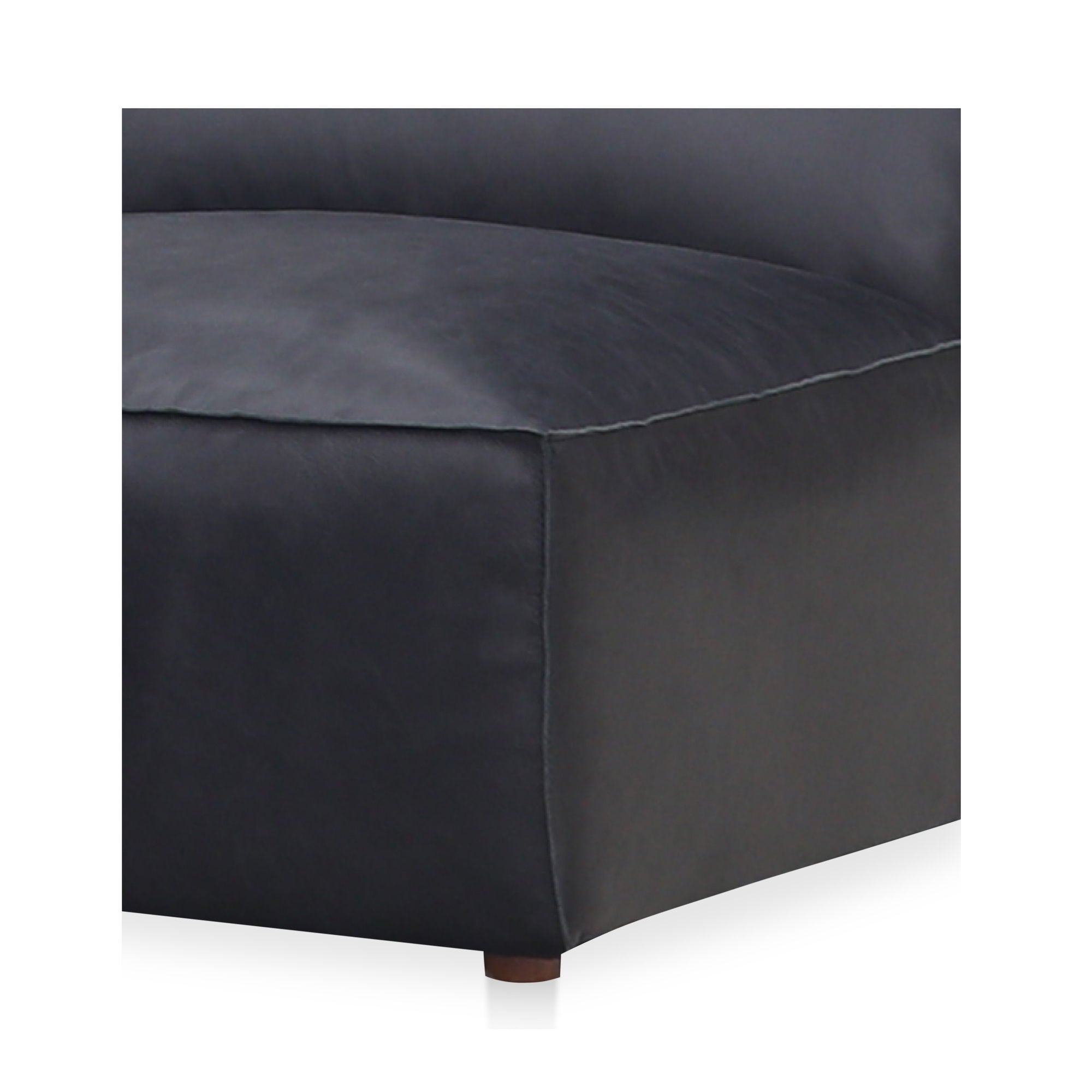 Form - Leather Slipper Chair - Vantage Black