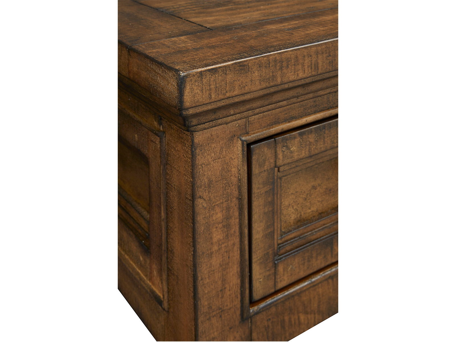 Bay Creek - Rectangular Cocktail Table With Casters - Toasted Nutmeg