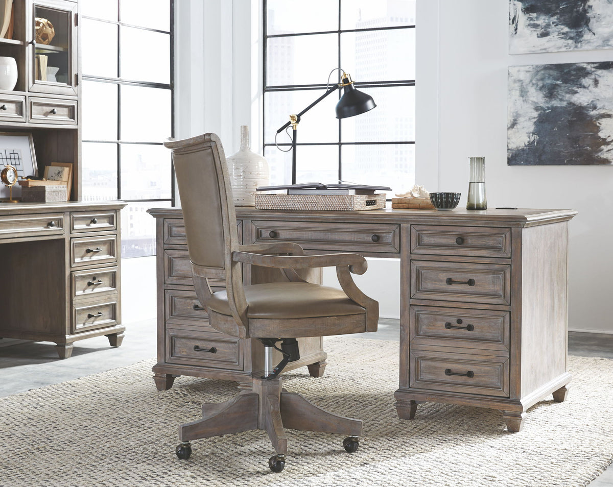 Lancaster - Executive Desk - Dove Tail Gray