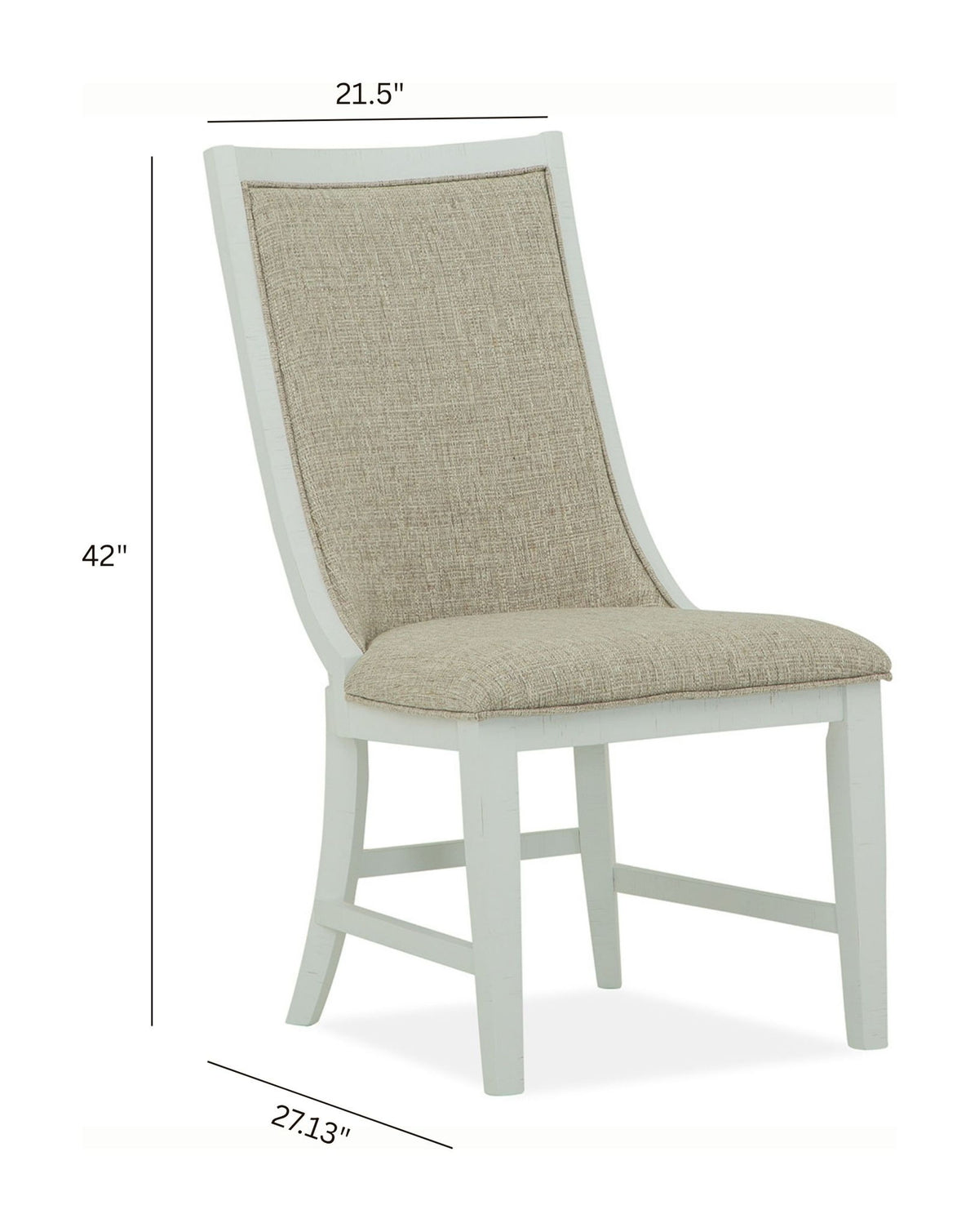 Heron Cove - Upholstered Host Side Chair (Set of 2) - Chalk White