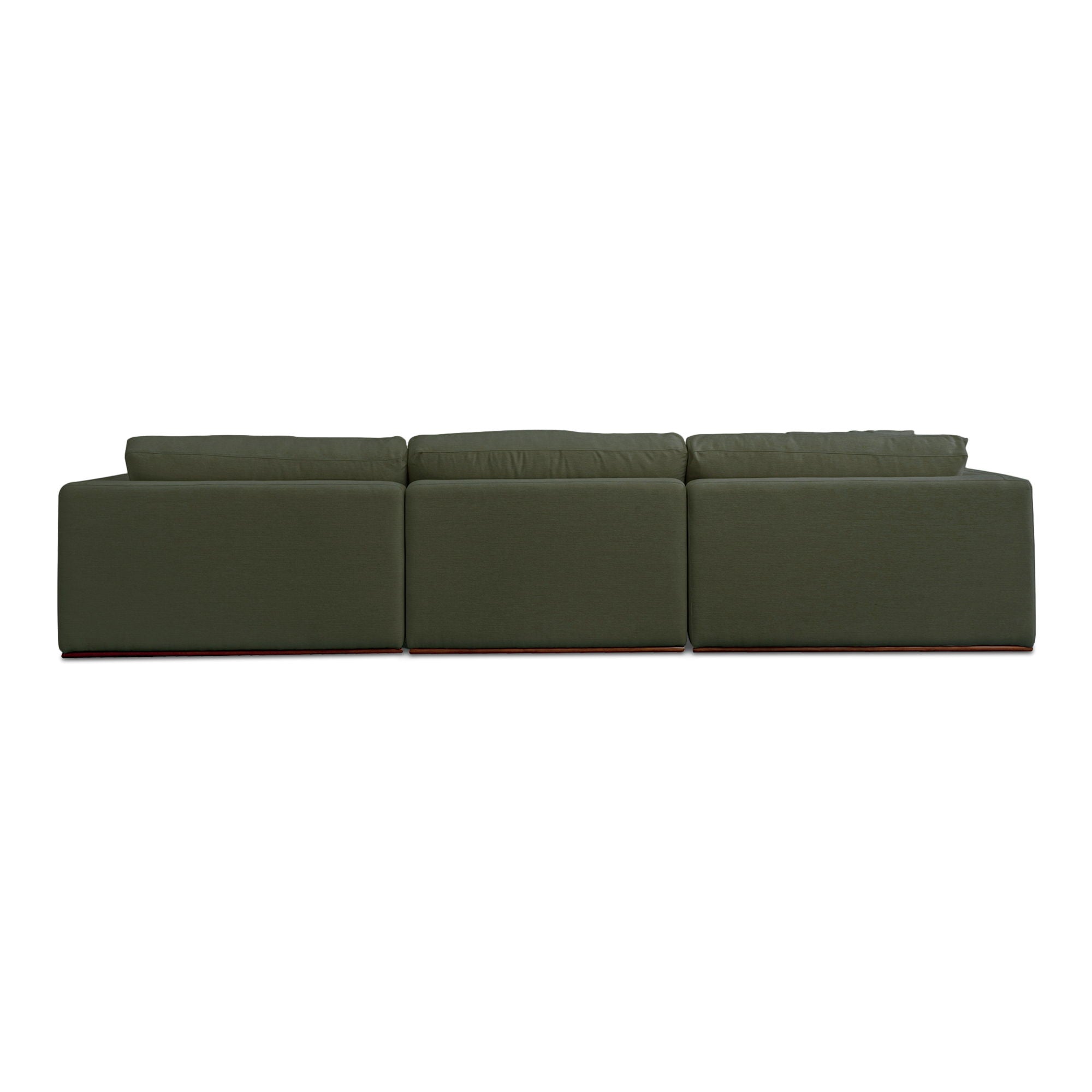 Rue - Lounge Modular Sectional - Deep Green