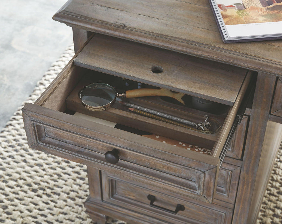 Lancaster - Executive Desk - Dove Tail Gray