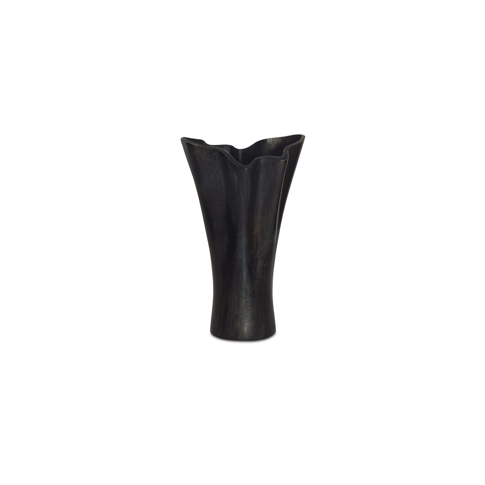 Yeri - Cast Aluminum Vase - Black