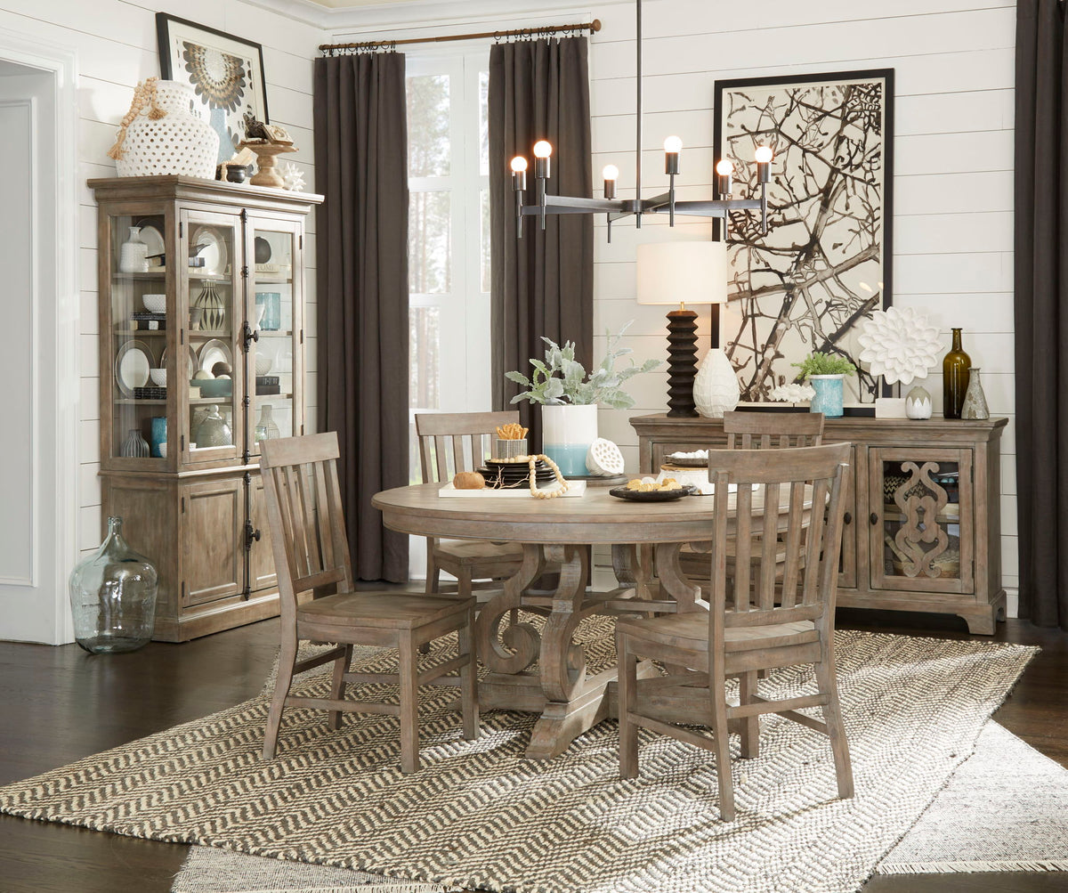 Tinley Park - 48" Round Dining Table - Dove Tail Gray
