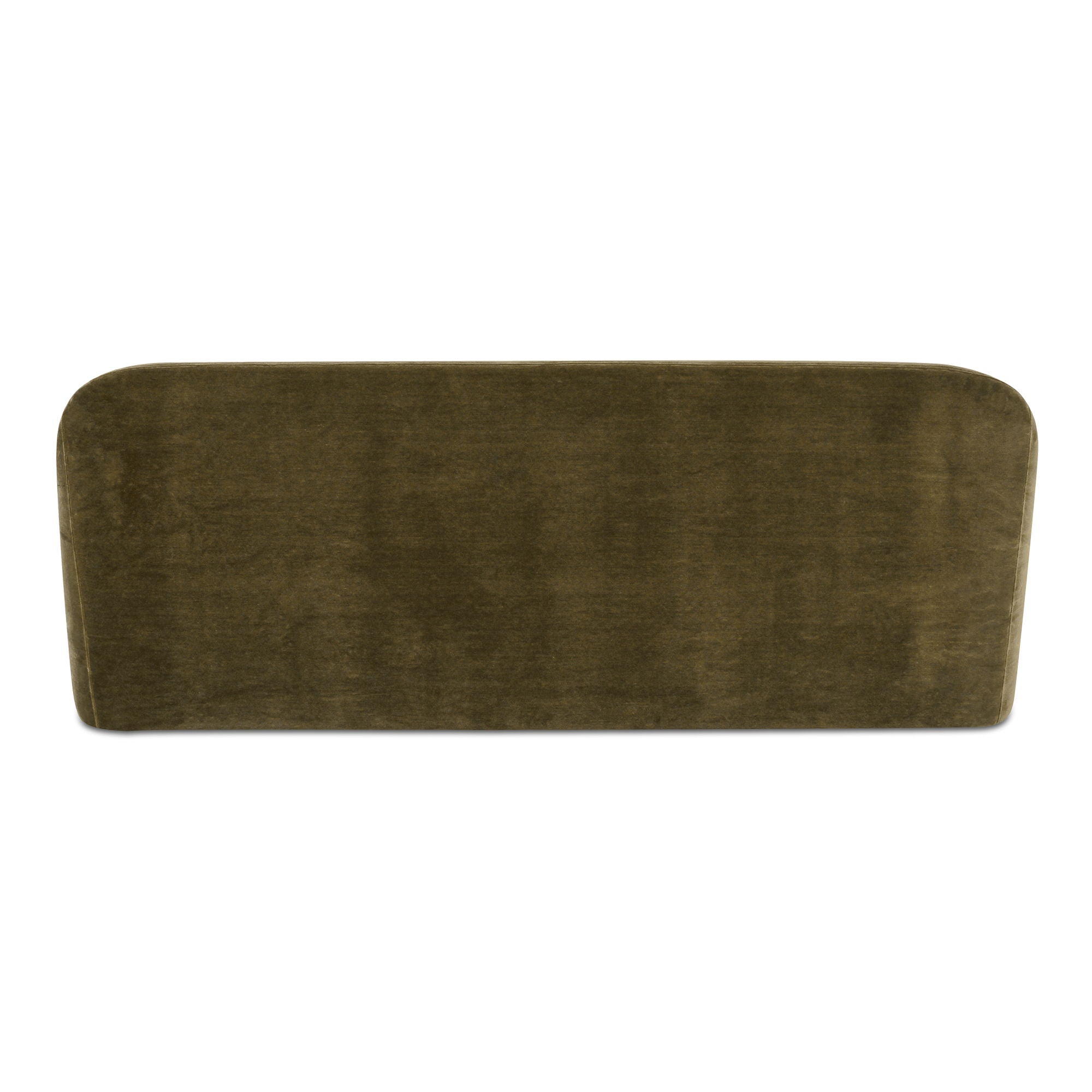 Rialto - Faux Mohair Sofa - Dark Green
