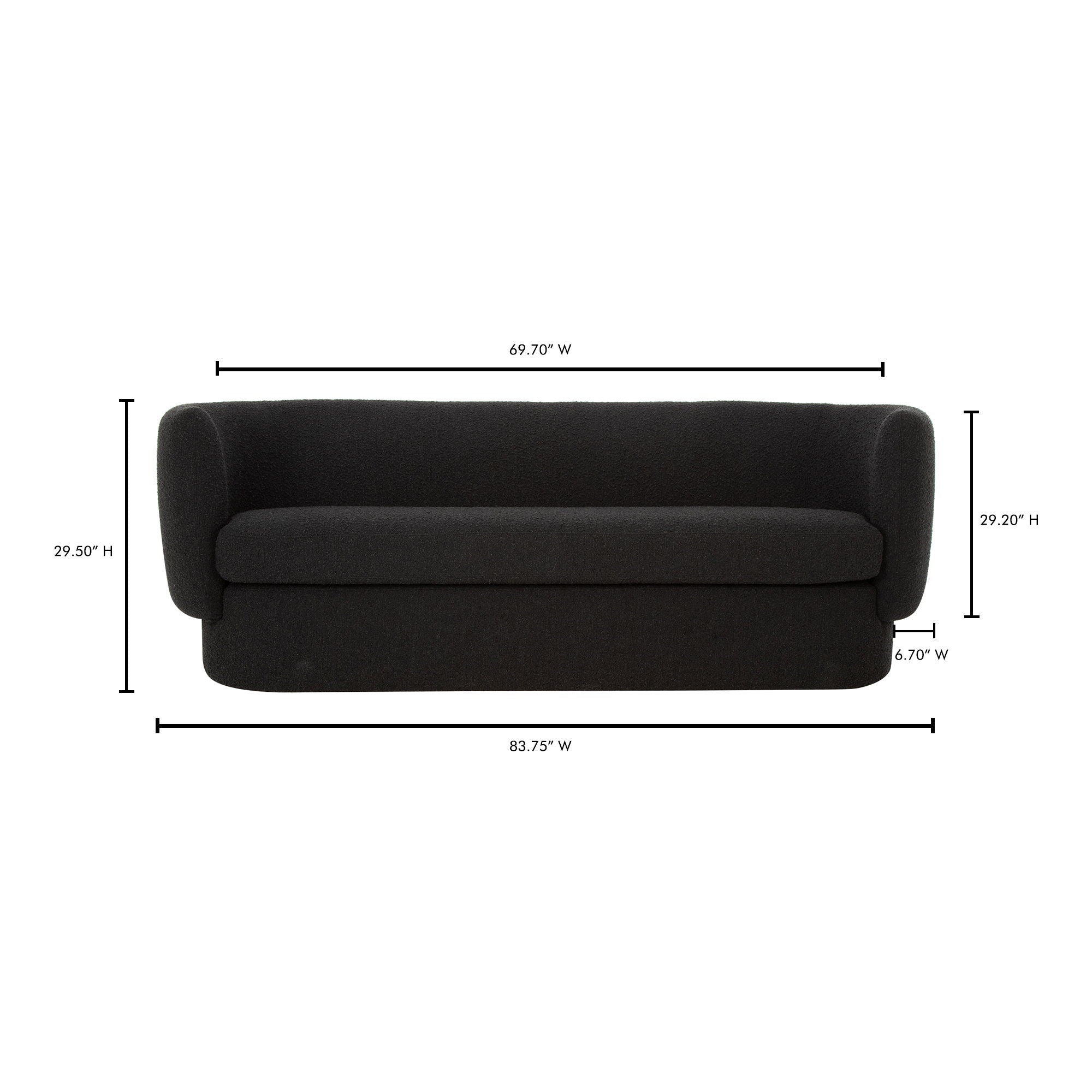 Koba - Sofa - Black