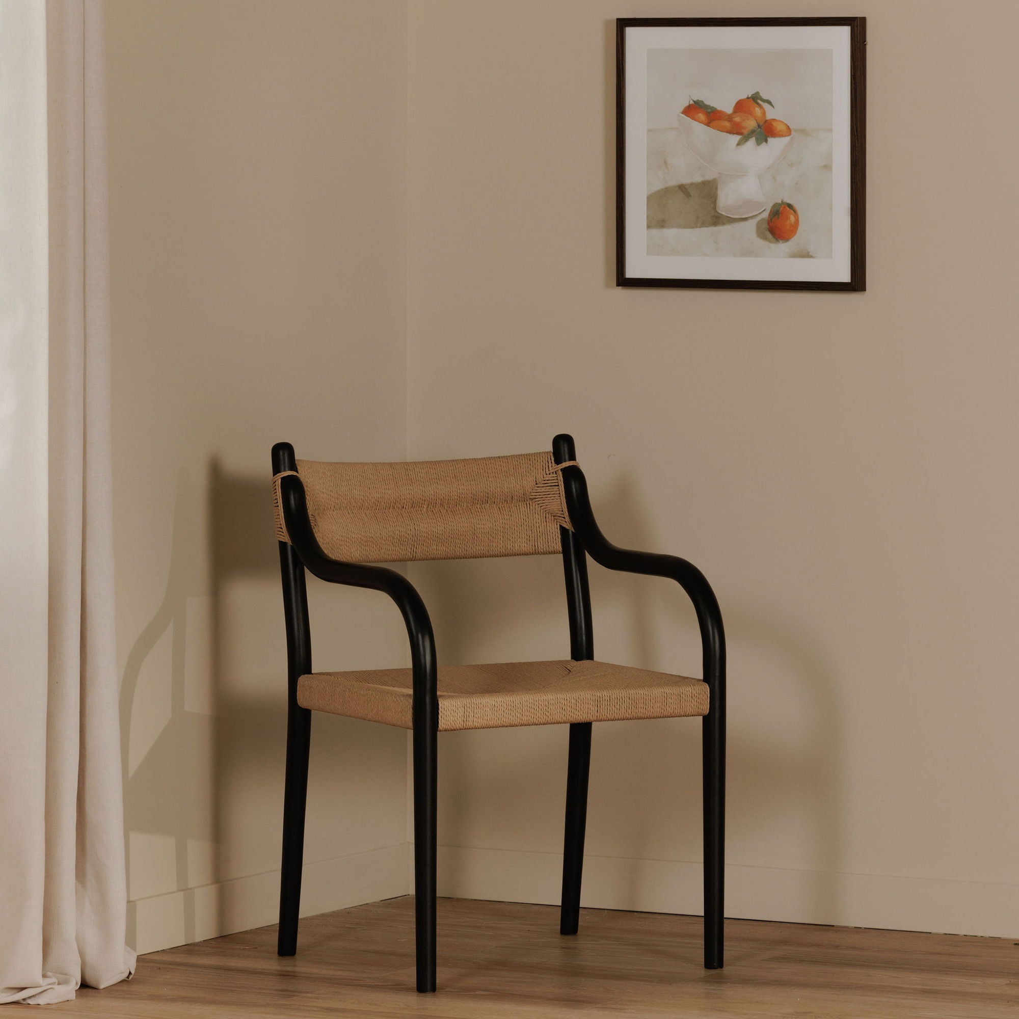 Citrine - Framed Painting - Gray