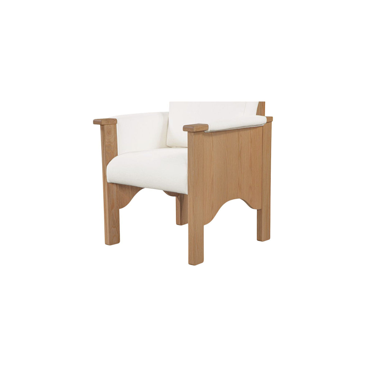 Bauer - Dining Chair - Cream / White / Light Brown