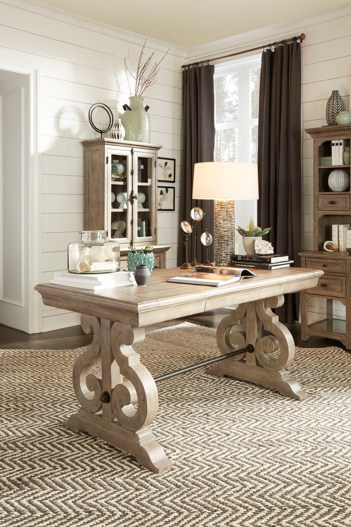 Tinley Park - Writing Desk - Dove Tail Gray