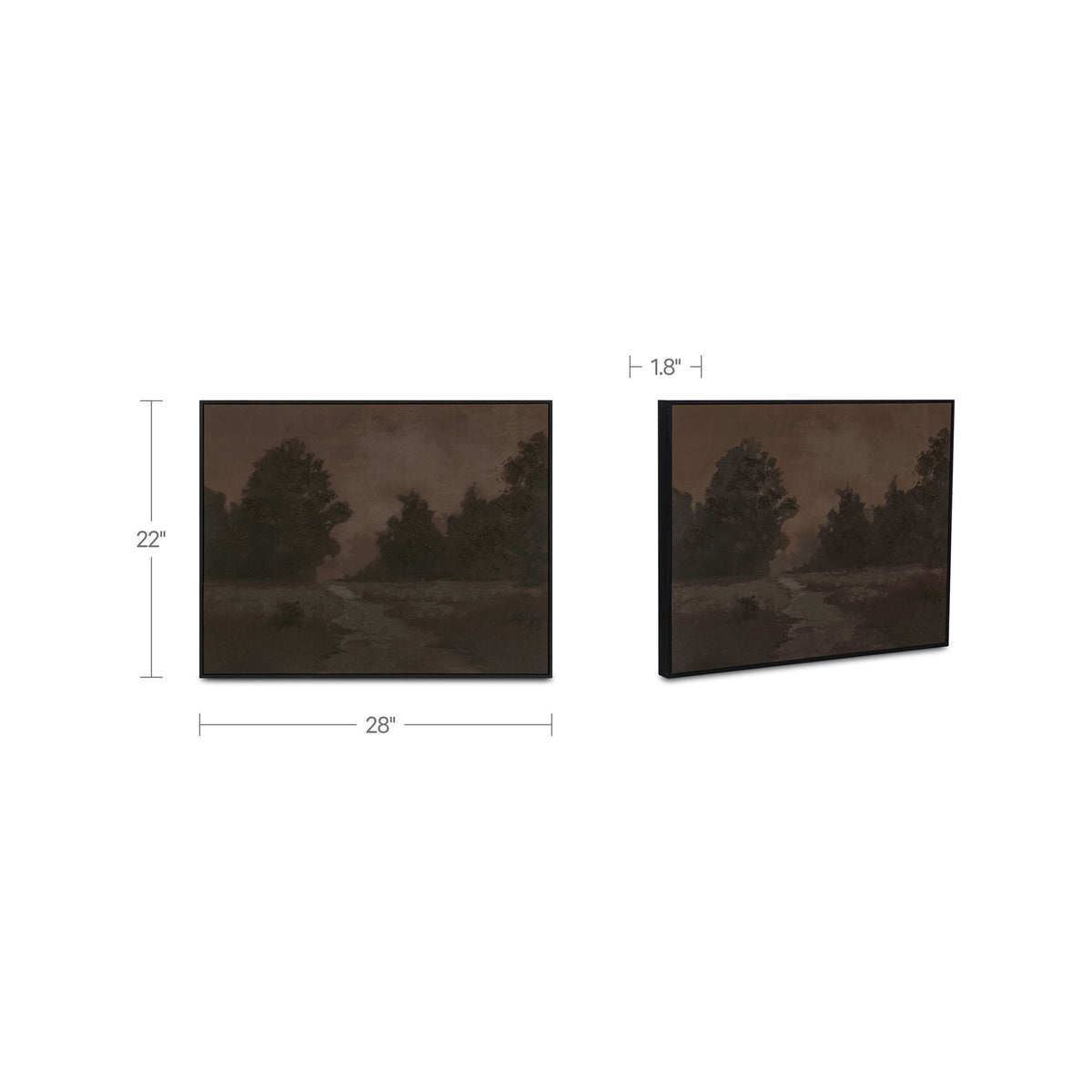 Alder - Framed Painting - Multicolor