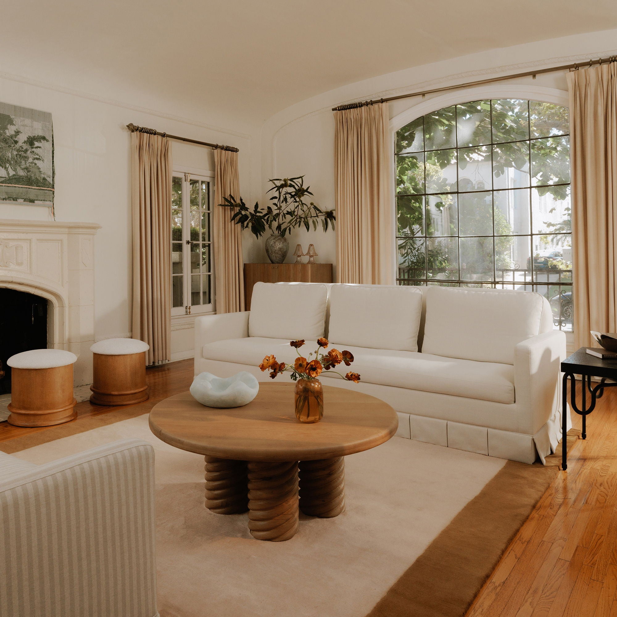 Piccolo - Storage Stool - Flecked Oatmeal