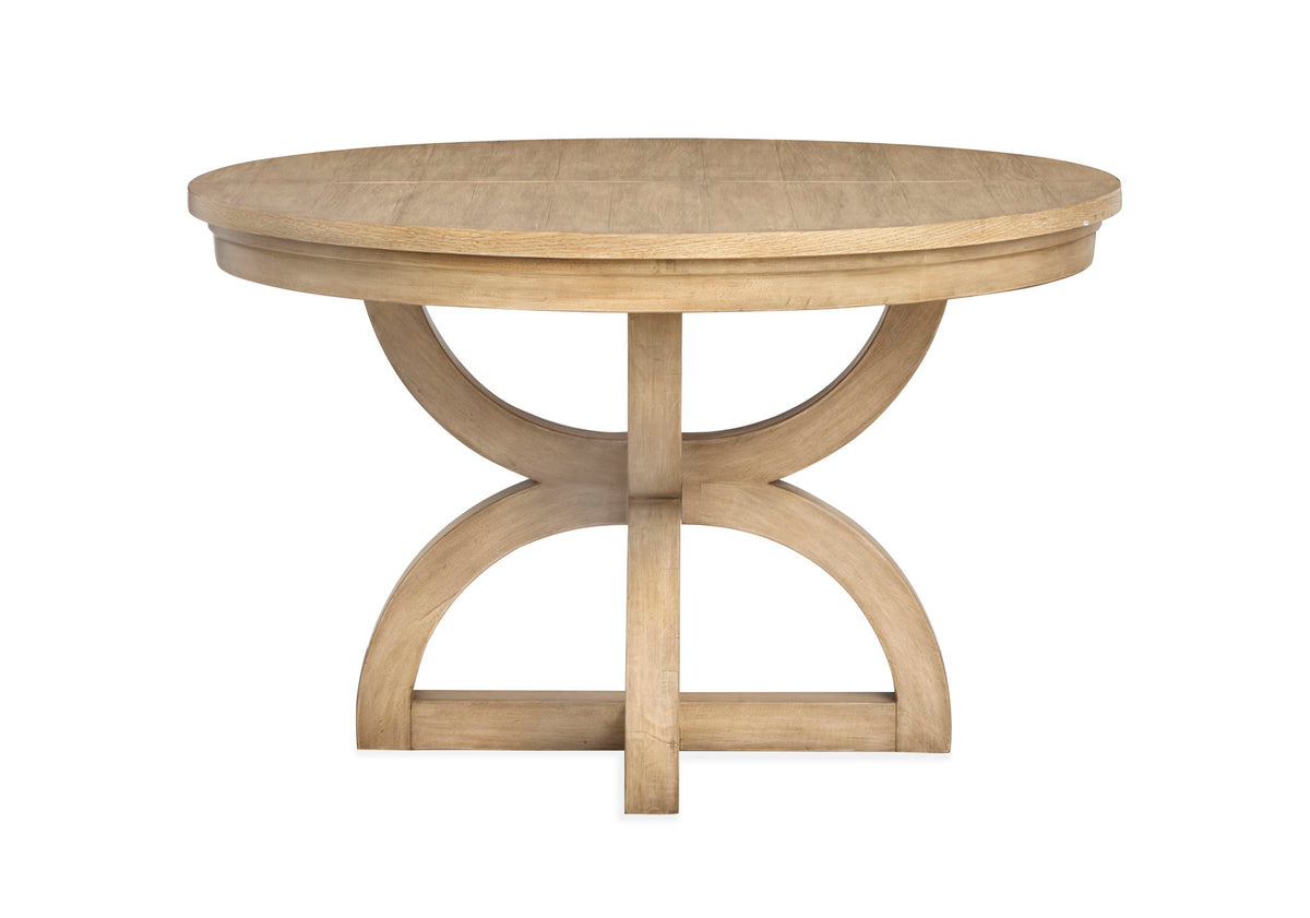 Coventry - Extendable 48" Round Dining Table - Honey Wheat
