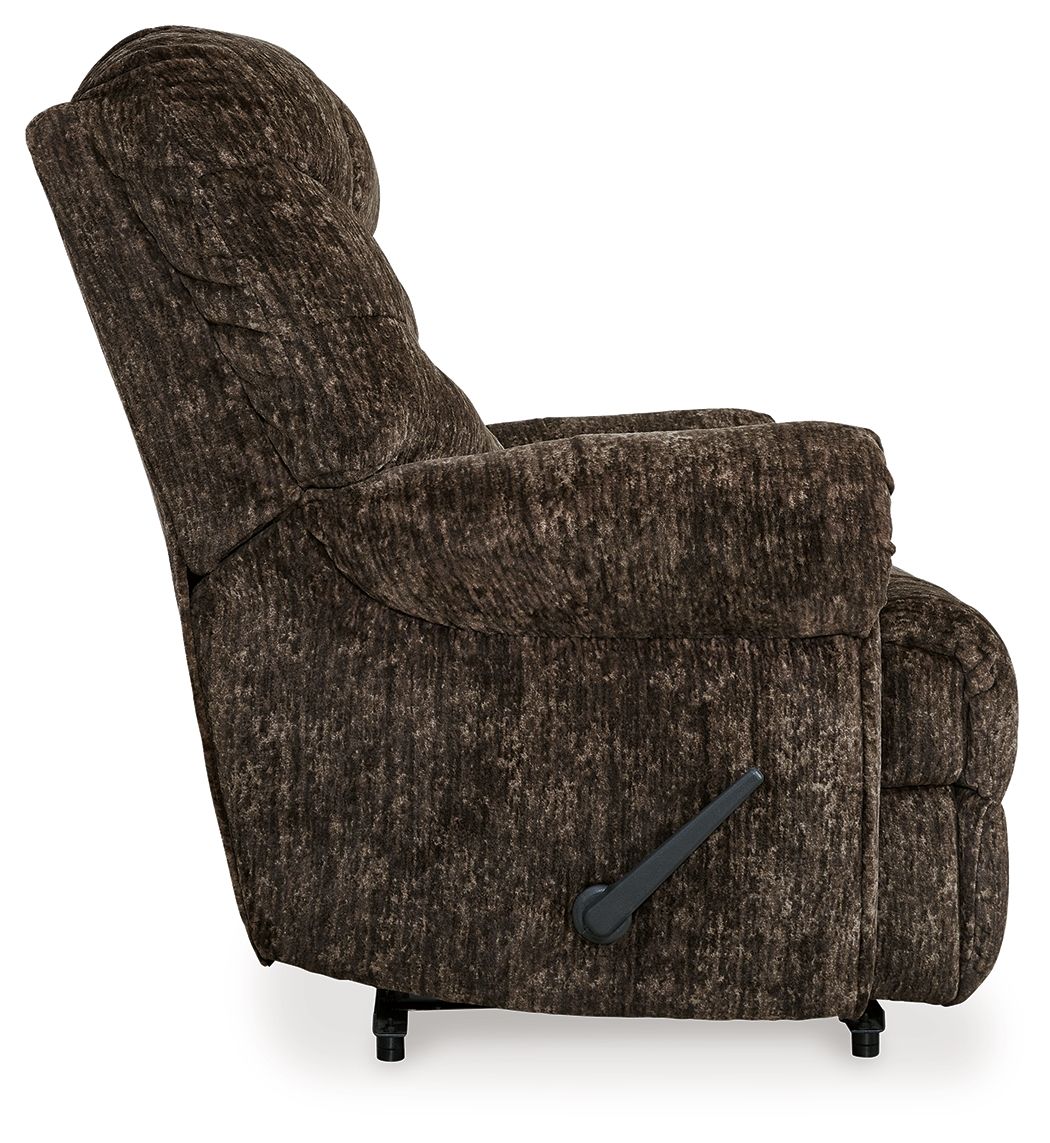 Movie Man - Chocolate - Zero Wall Recliner - Fabric