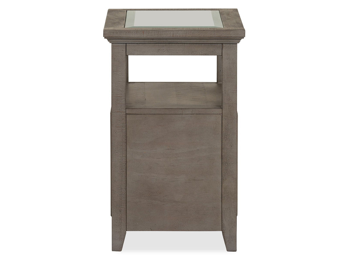 Paxton Place - Chairside End Table - Dovetail Gray