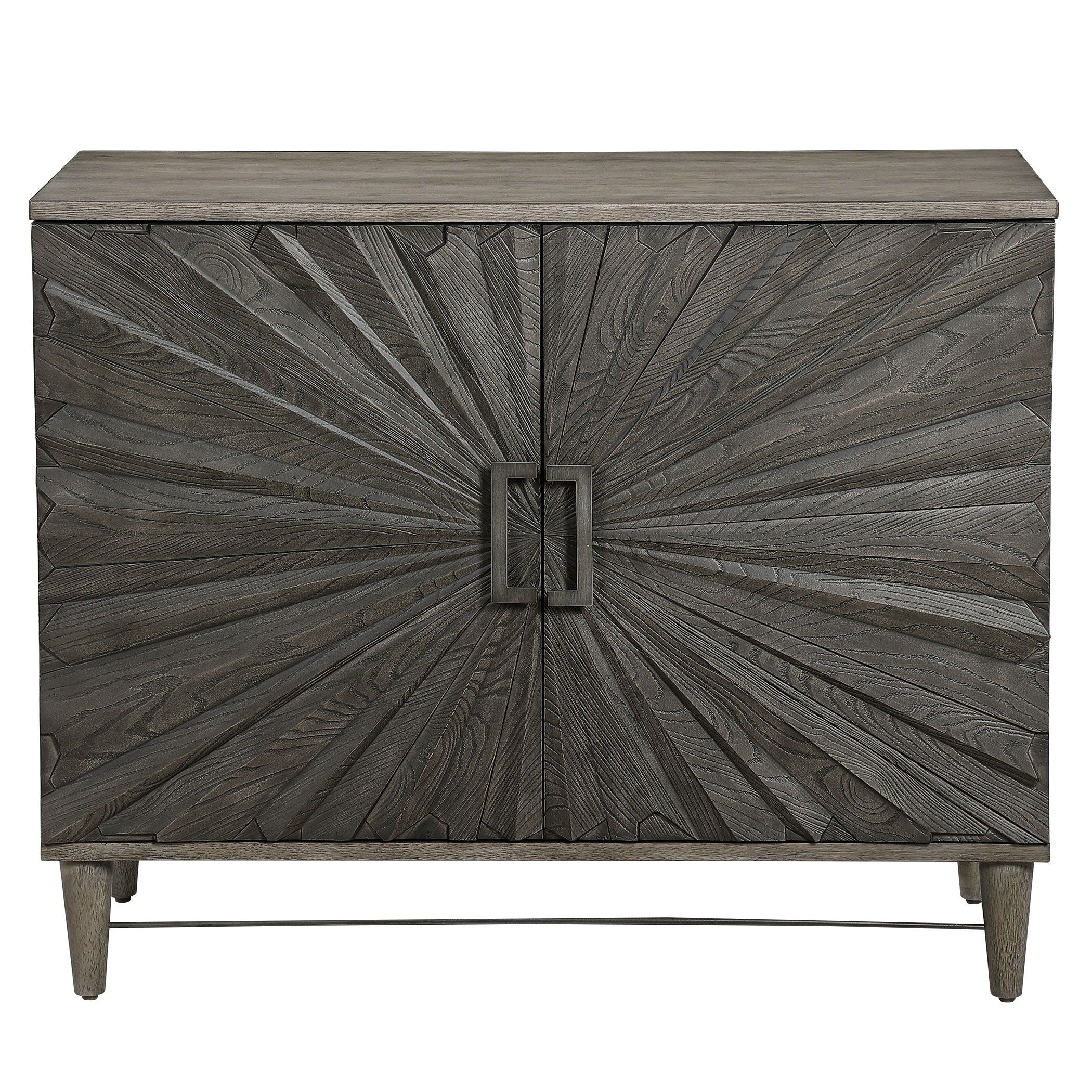Shield - Oak 2 Door Cabinet - Gray