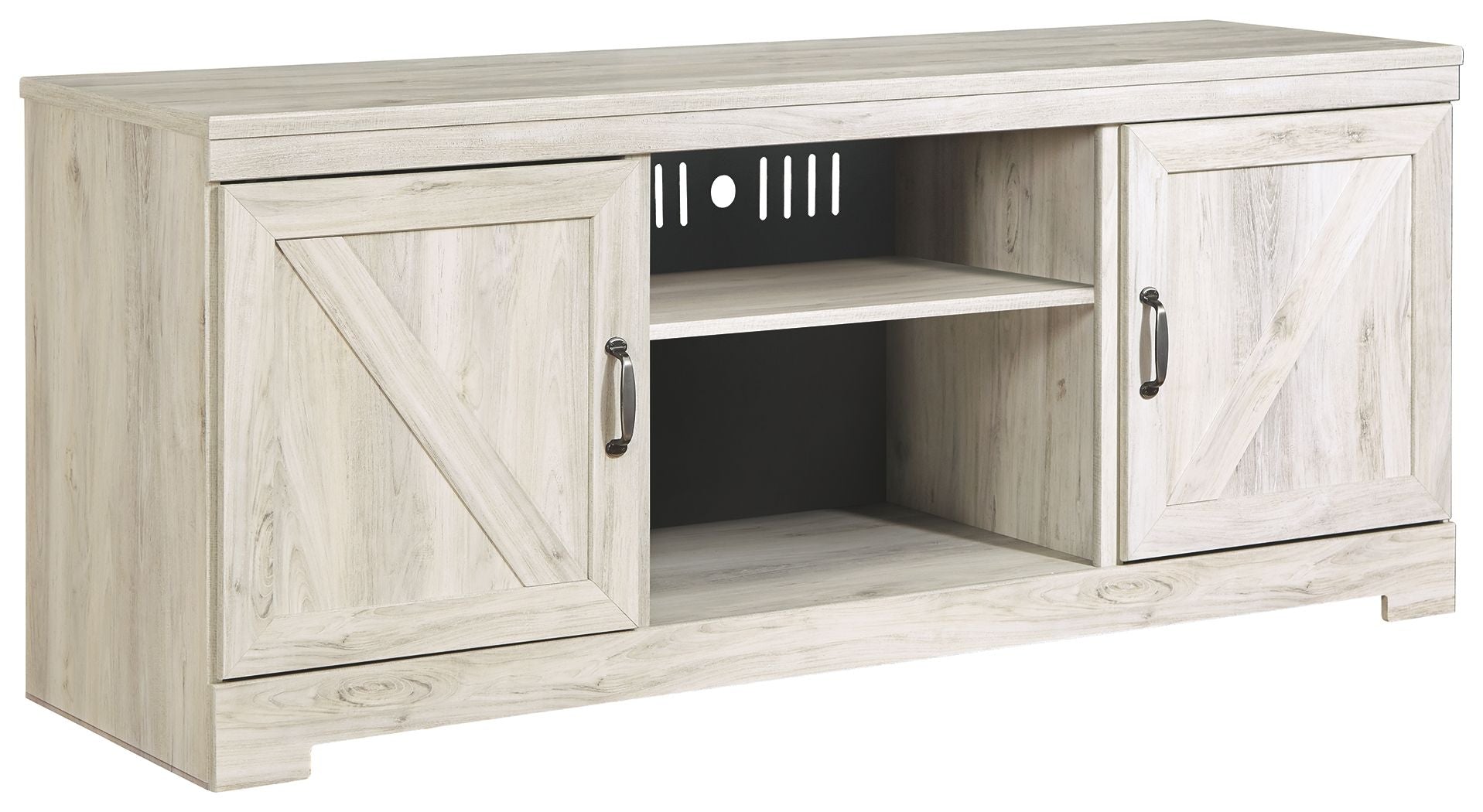 Bellaby - Whitewash - 63" TV Stand W/Fireplace Option