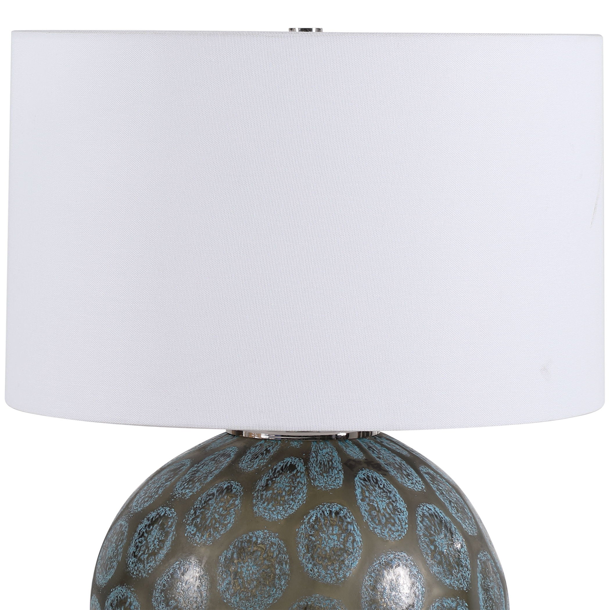 Abdel - Glaze Table Lamp - Gray