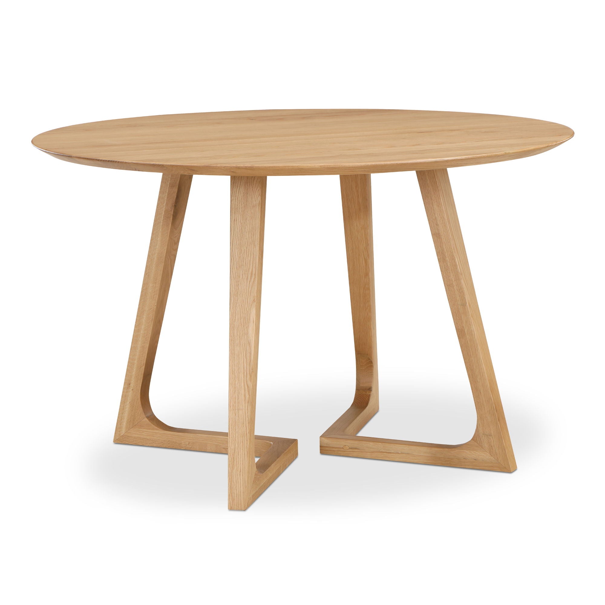 Godenza - Dining Table Round - Light Brown
