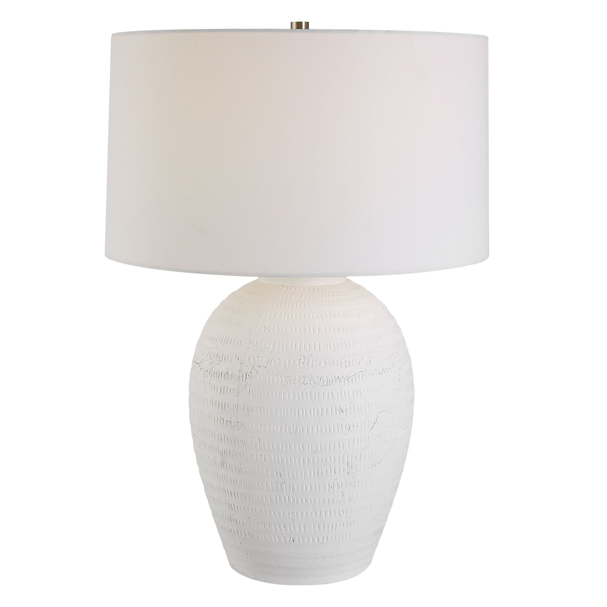 Reyna - Chalk Table Lamp - White