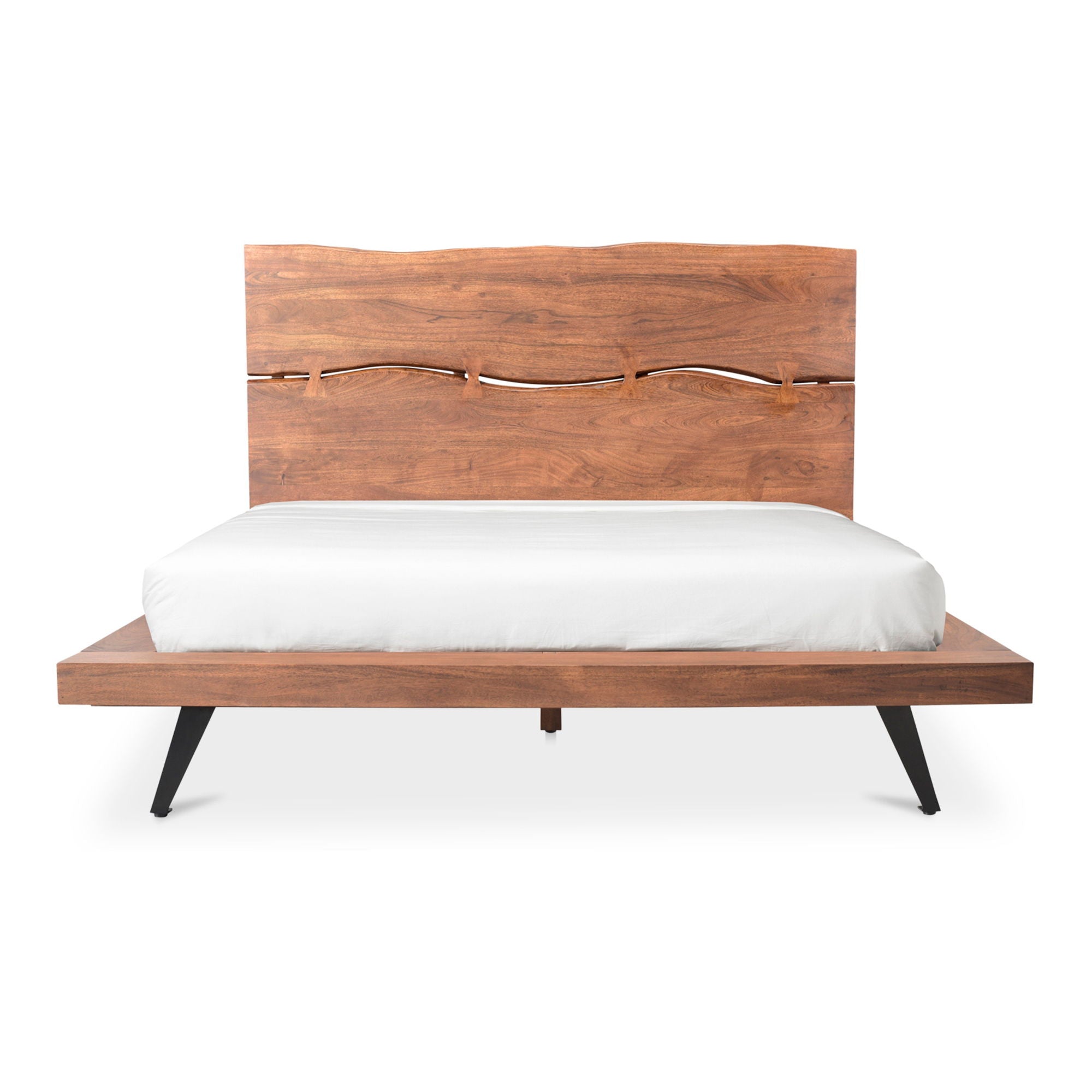 Madagascar - Queen -Platform Bed  Light Brown