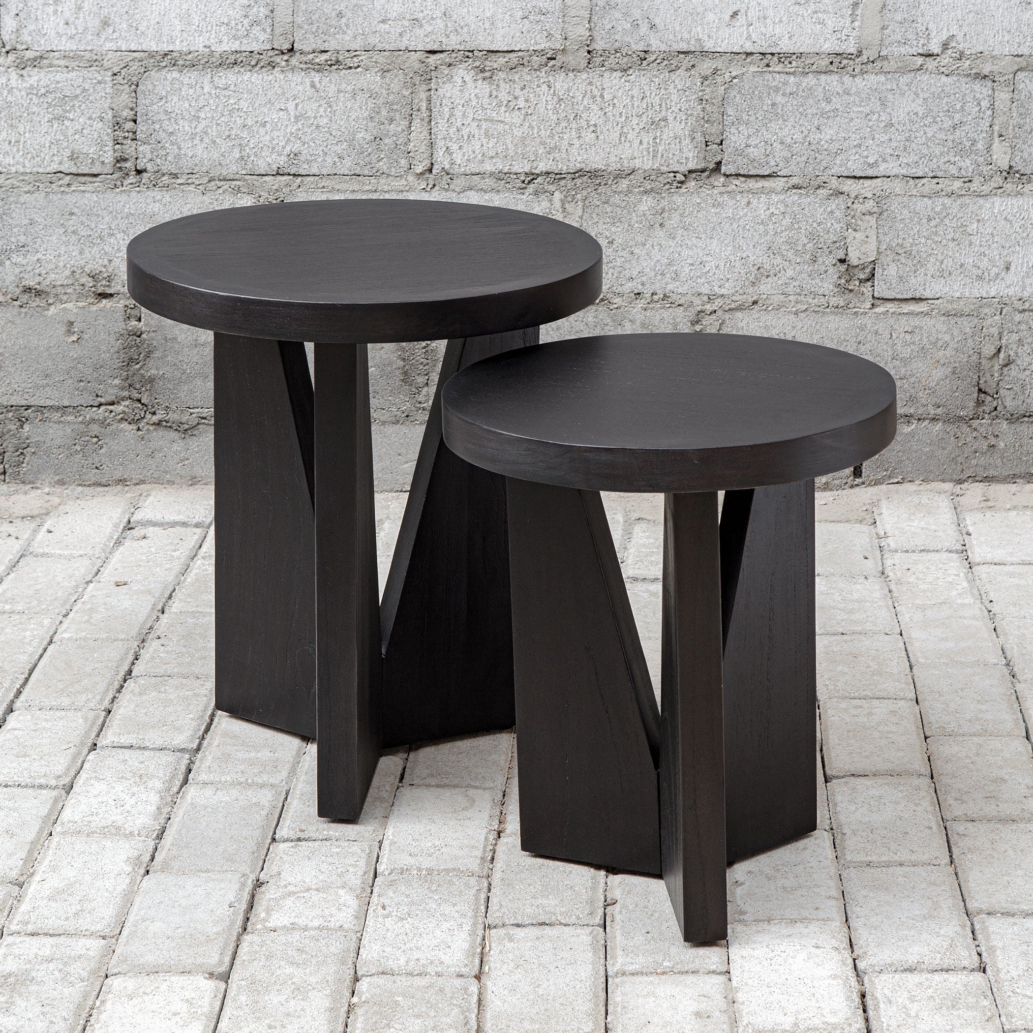 Nadette - Nesting Tables (Set of 2) - Black