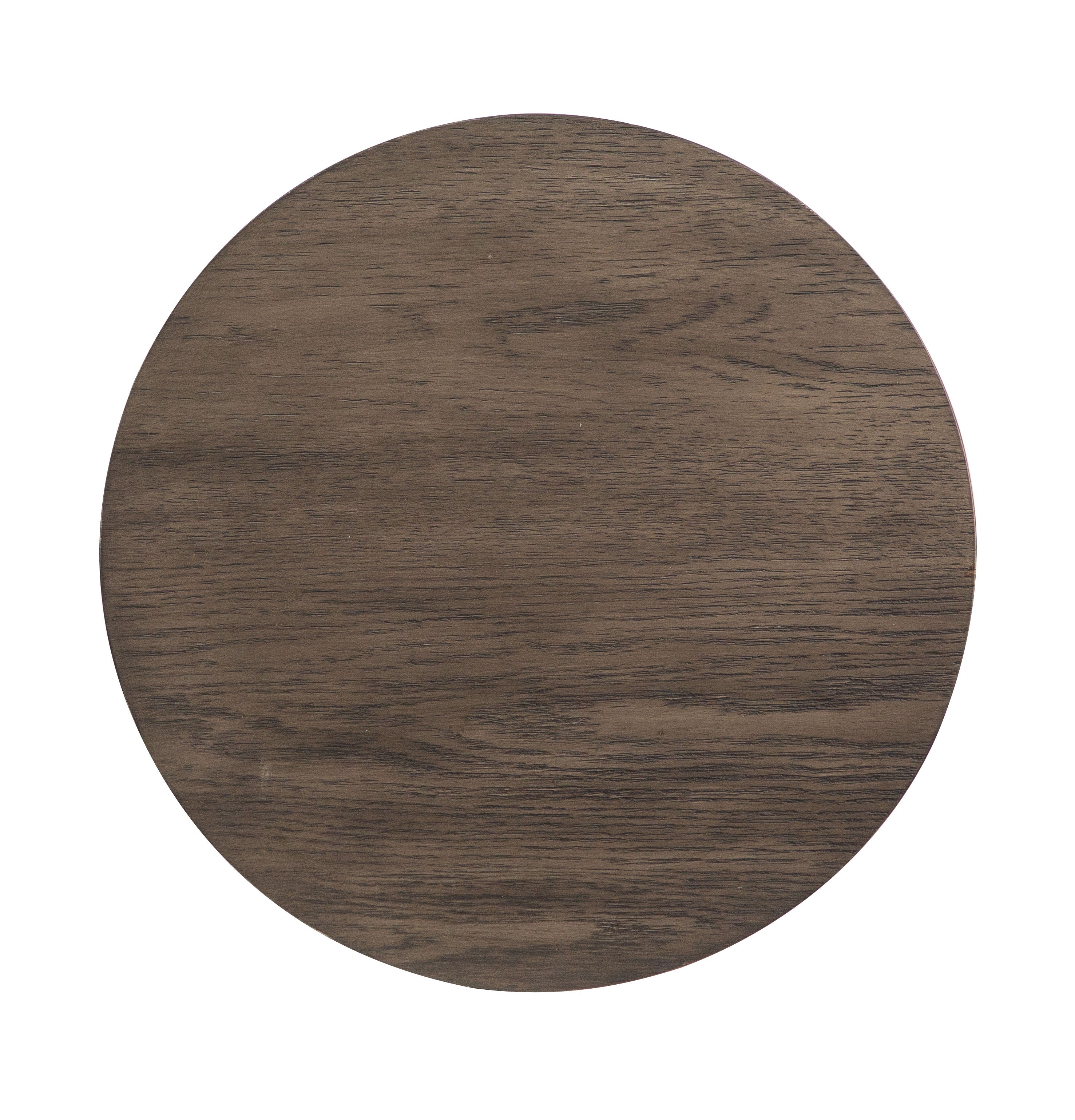 Bosley - Round Accent Table - Coffee Bean