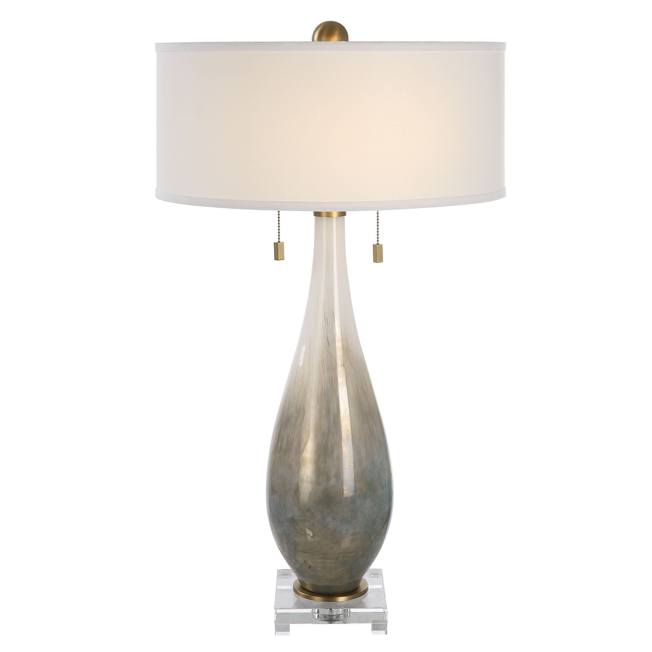 Cardoni - Glass Table Lamp - Bronze