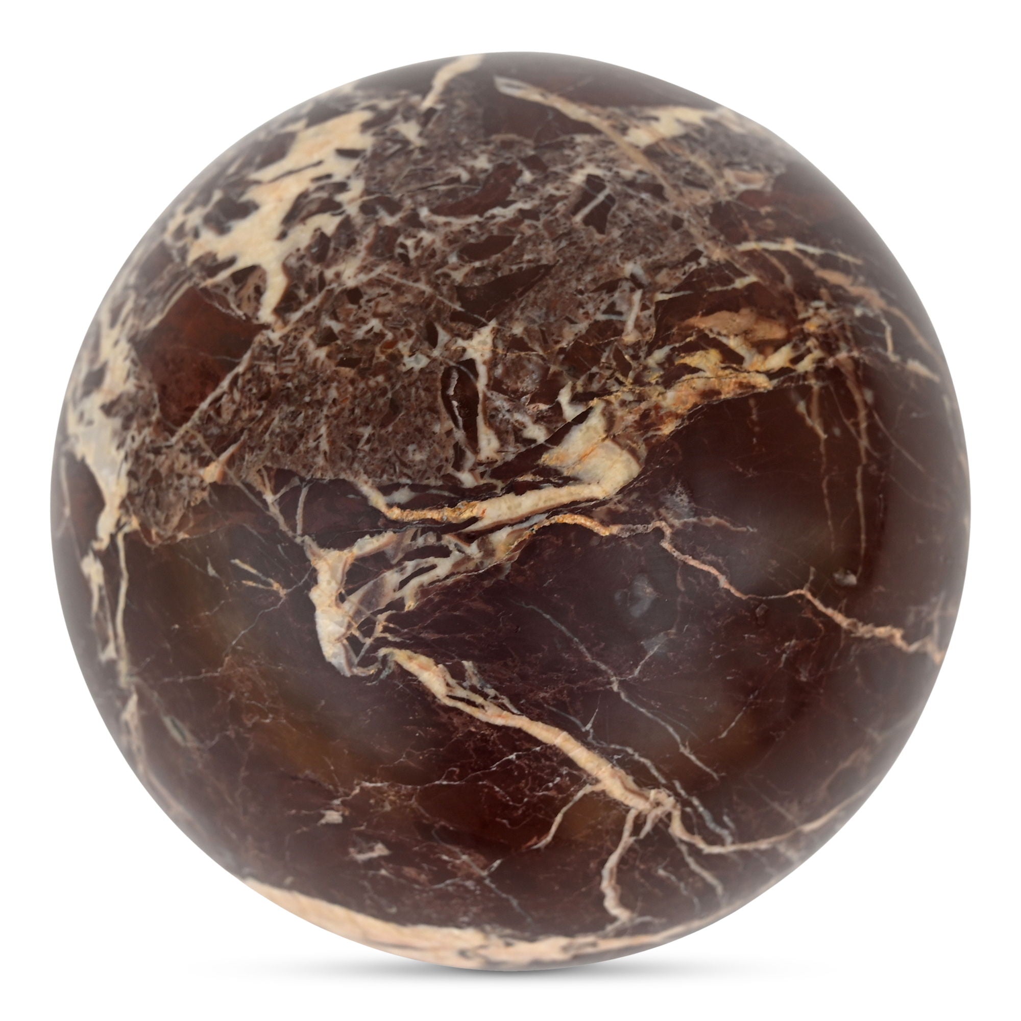 Odessa - Sphere Tabletop Accent - Dark Brown
