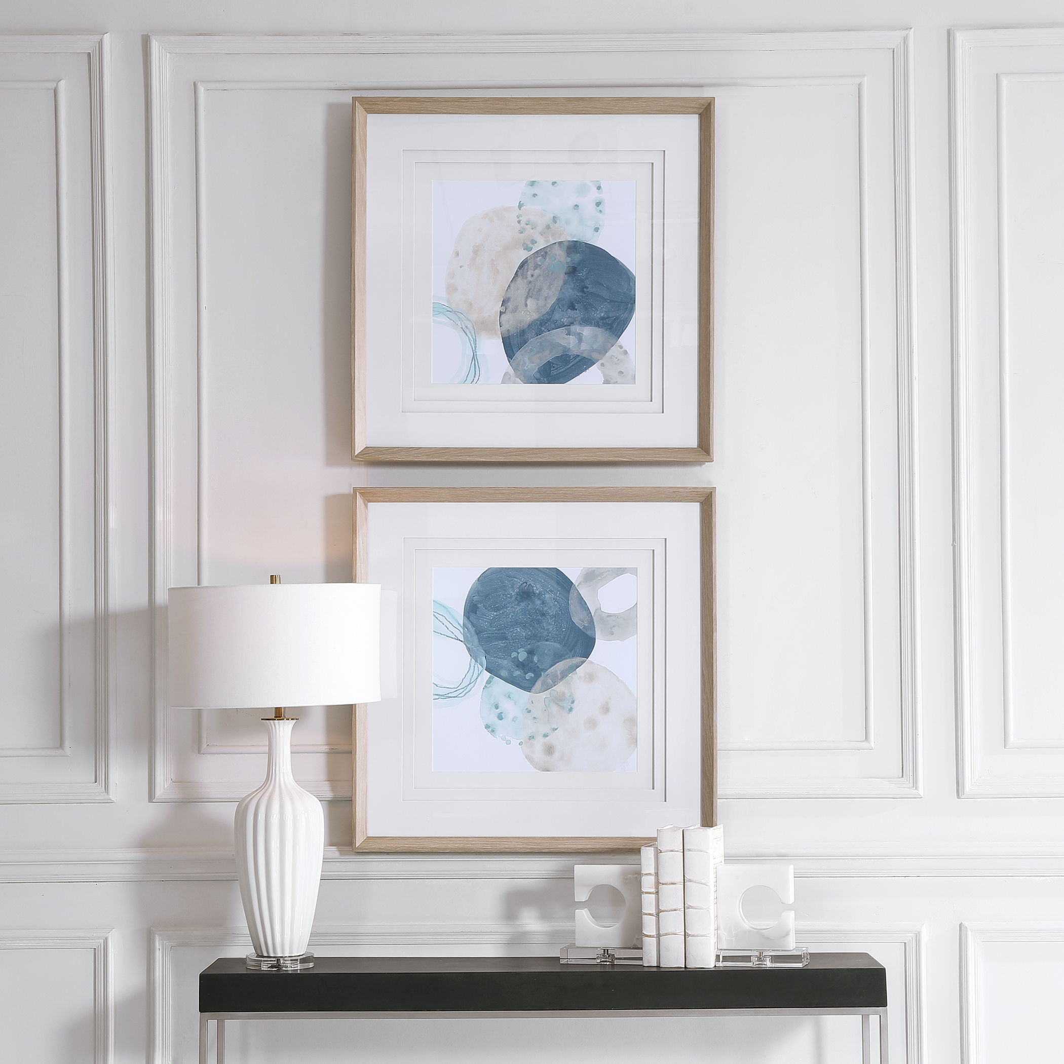 Circlet - Modern Prints (Set of 2) - Blue