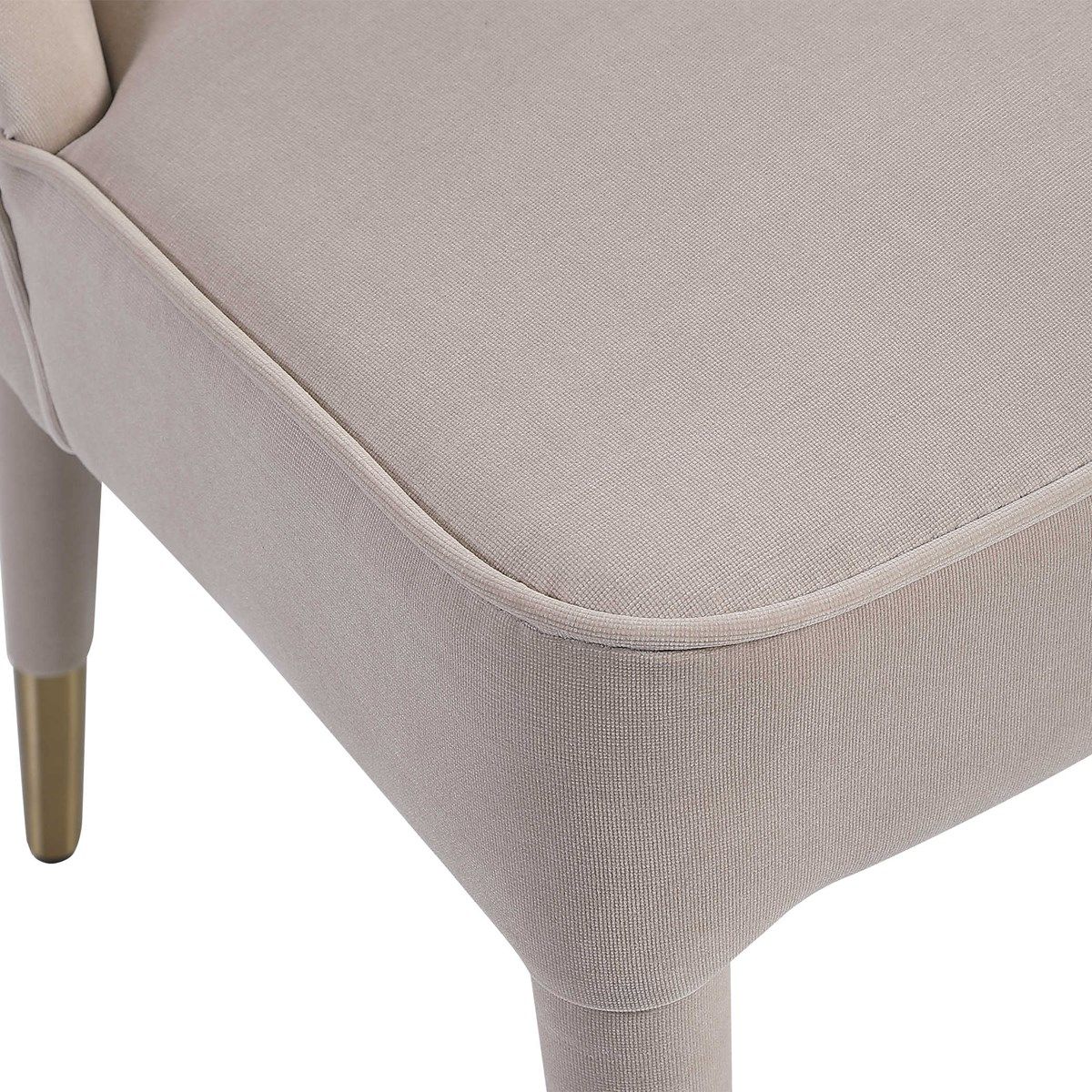 Brie - Armless Chair (Set of 2) - Champagne